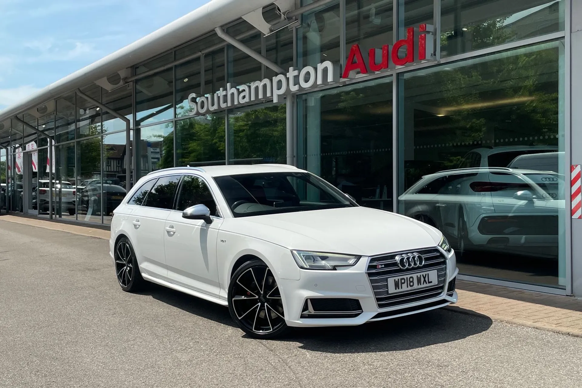 Audi A4 focused image