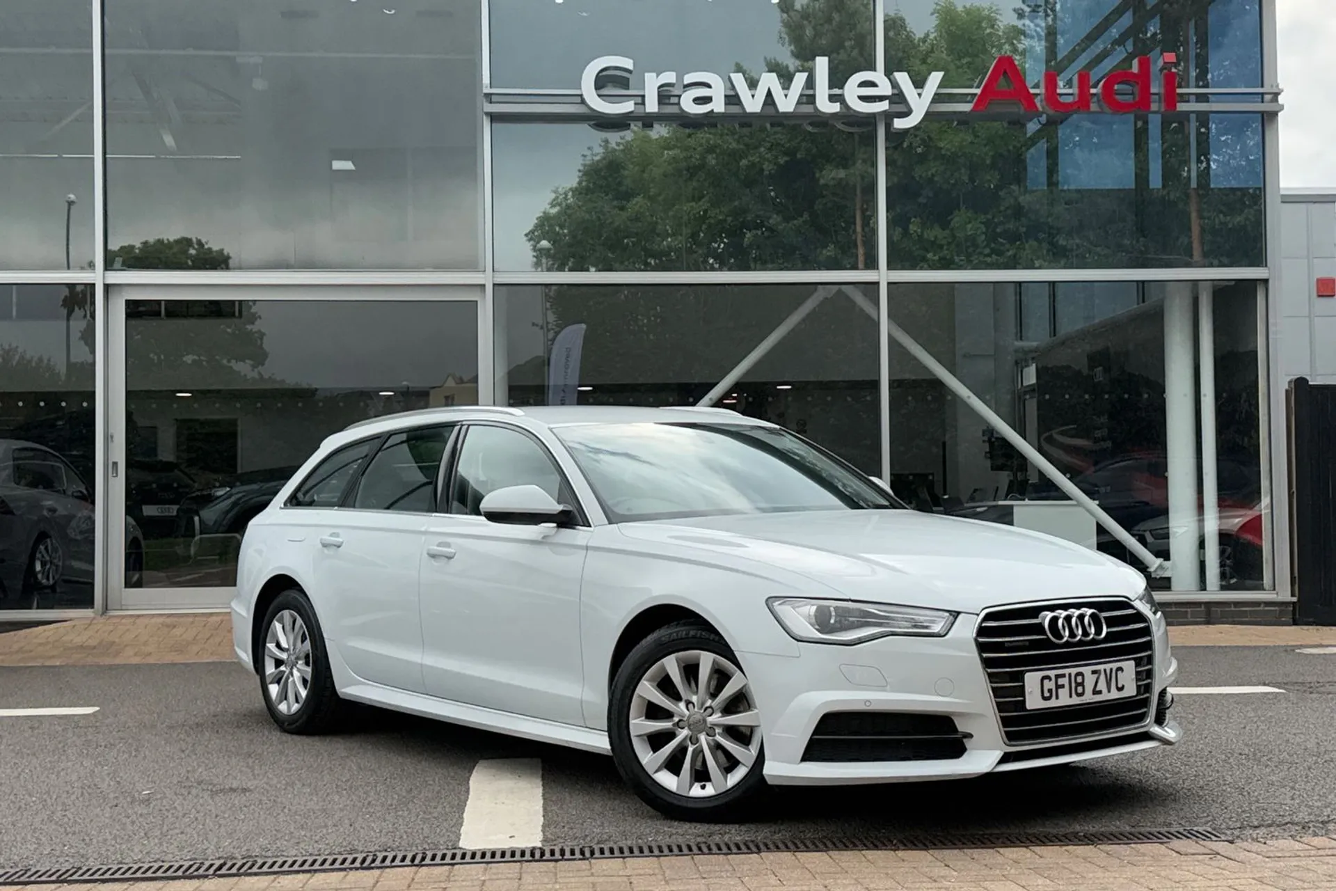 Audi A6 focused image