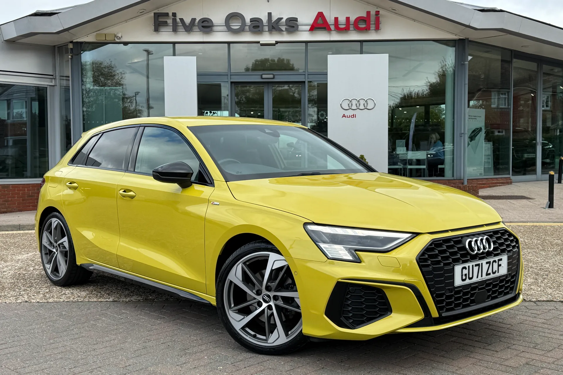 Audi A3 focused image