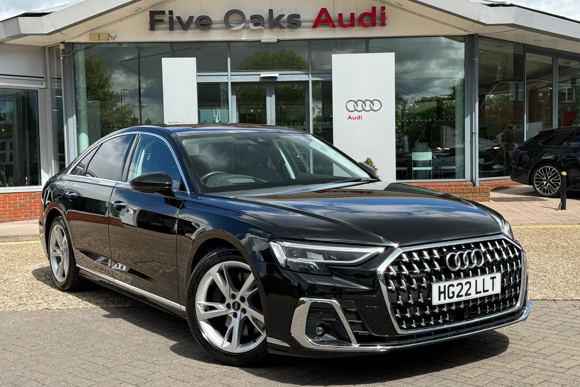 Audi A8 focused image