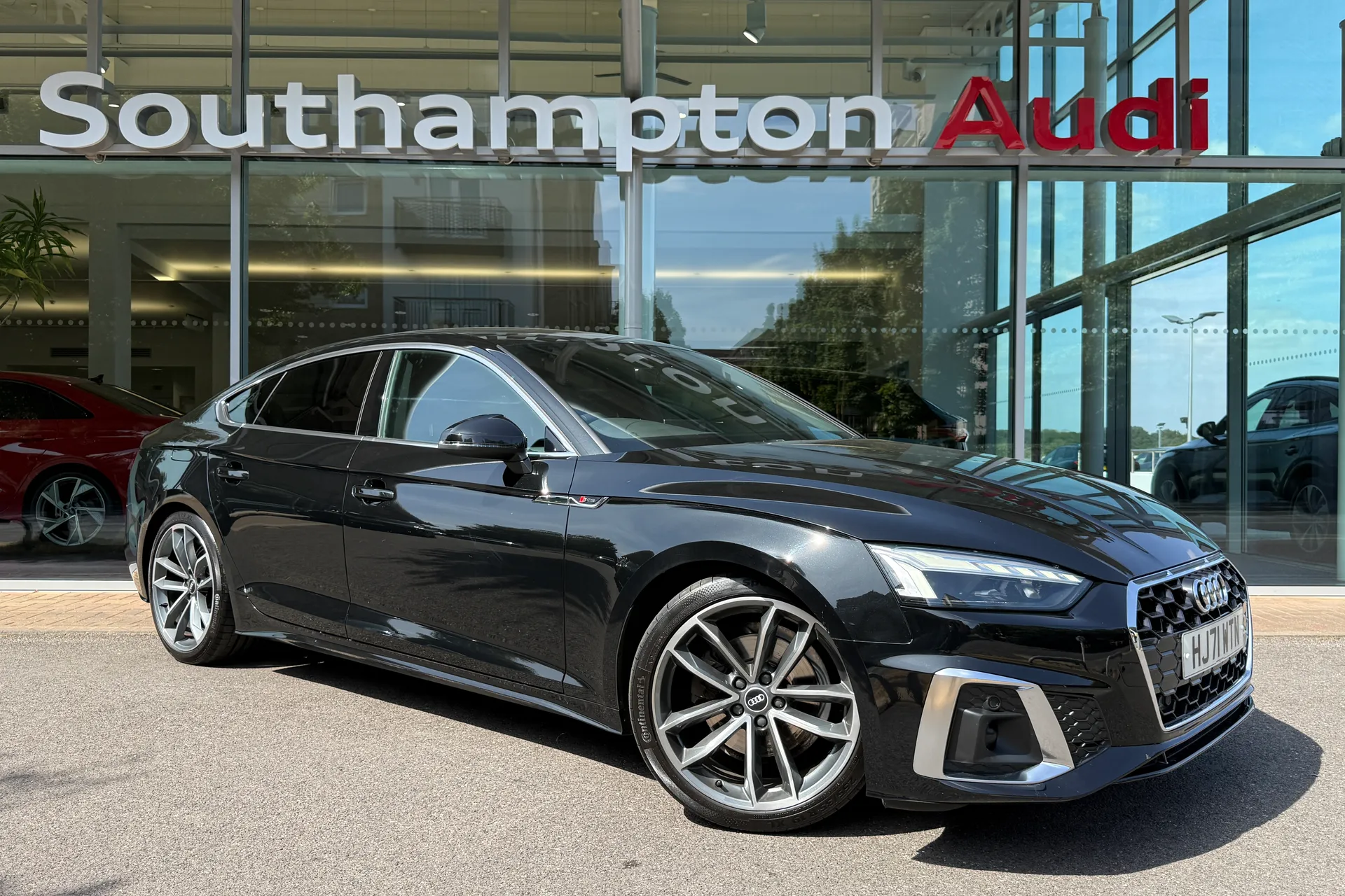 Audi A5 focused image