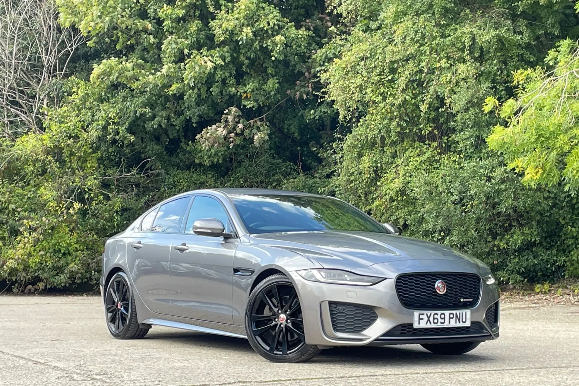 Jaguar XE focused image