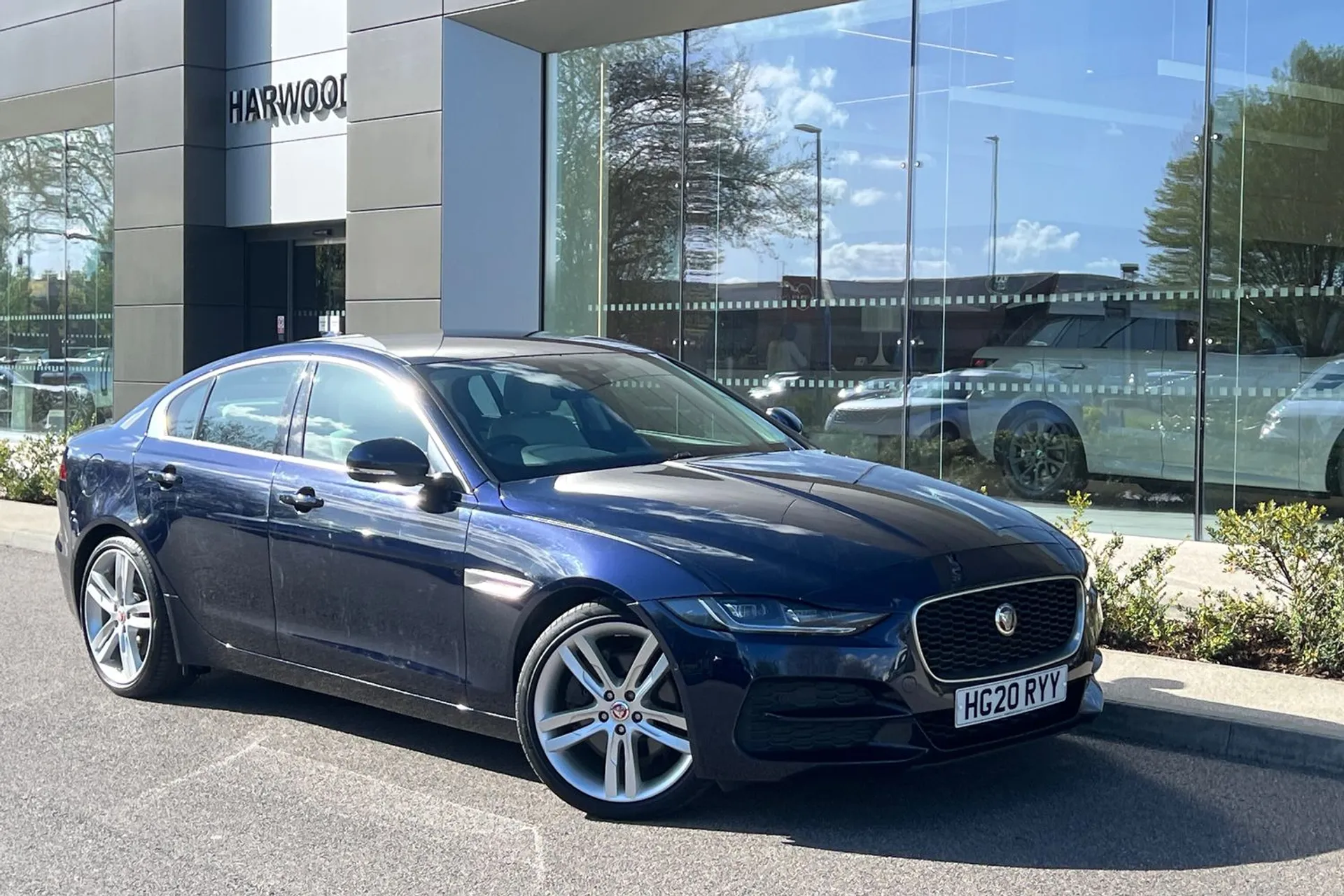 Jaguar XE focused image