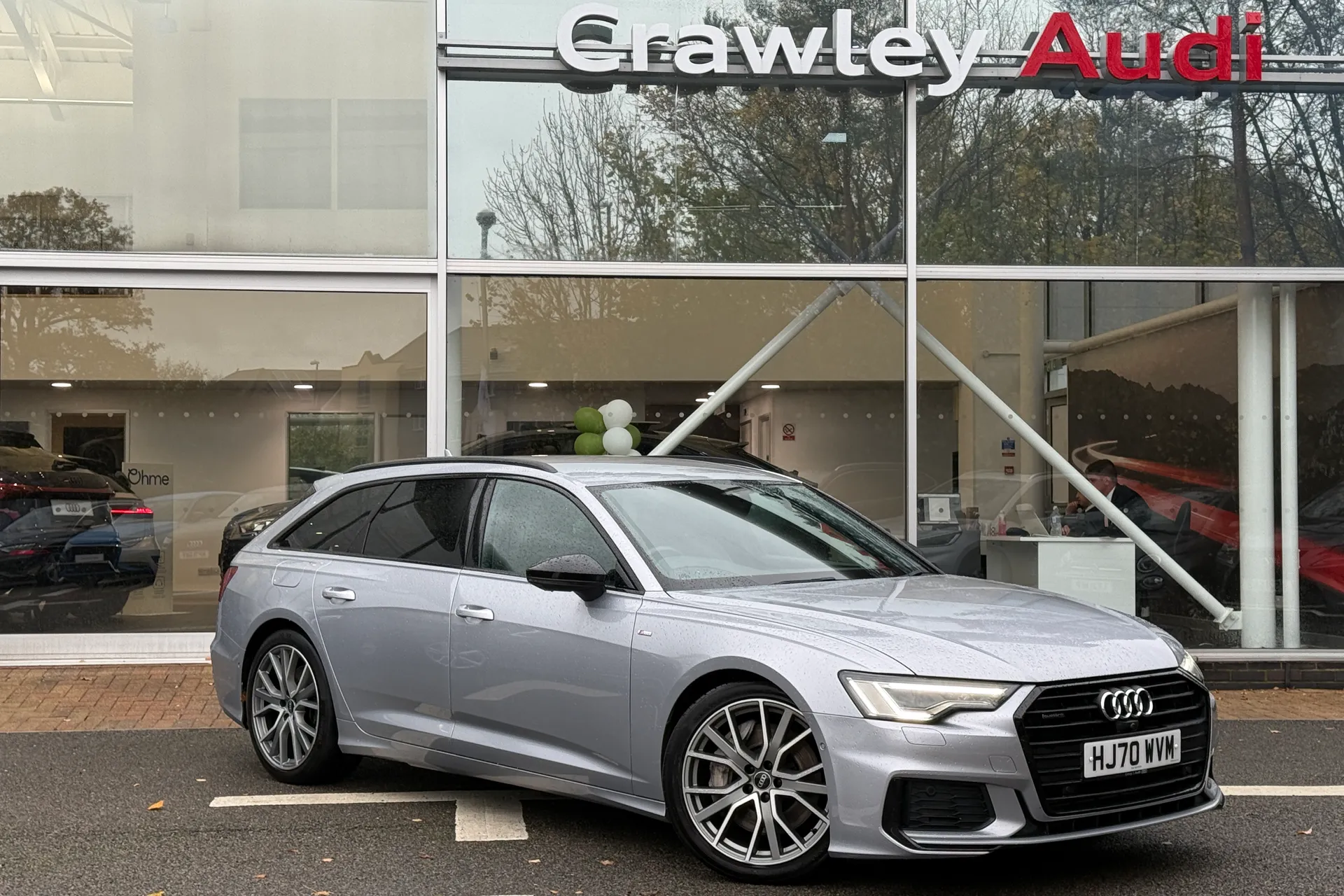 Audi A6 focused image