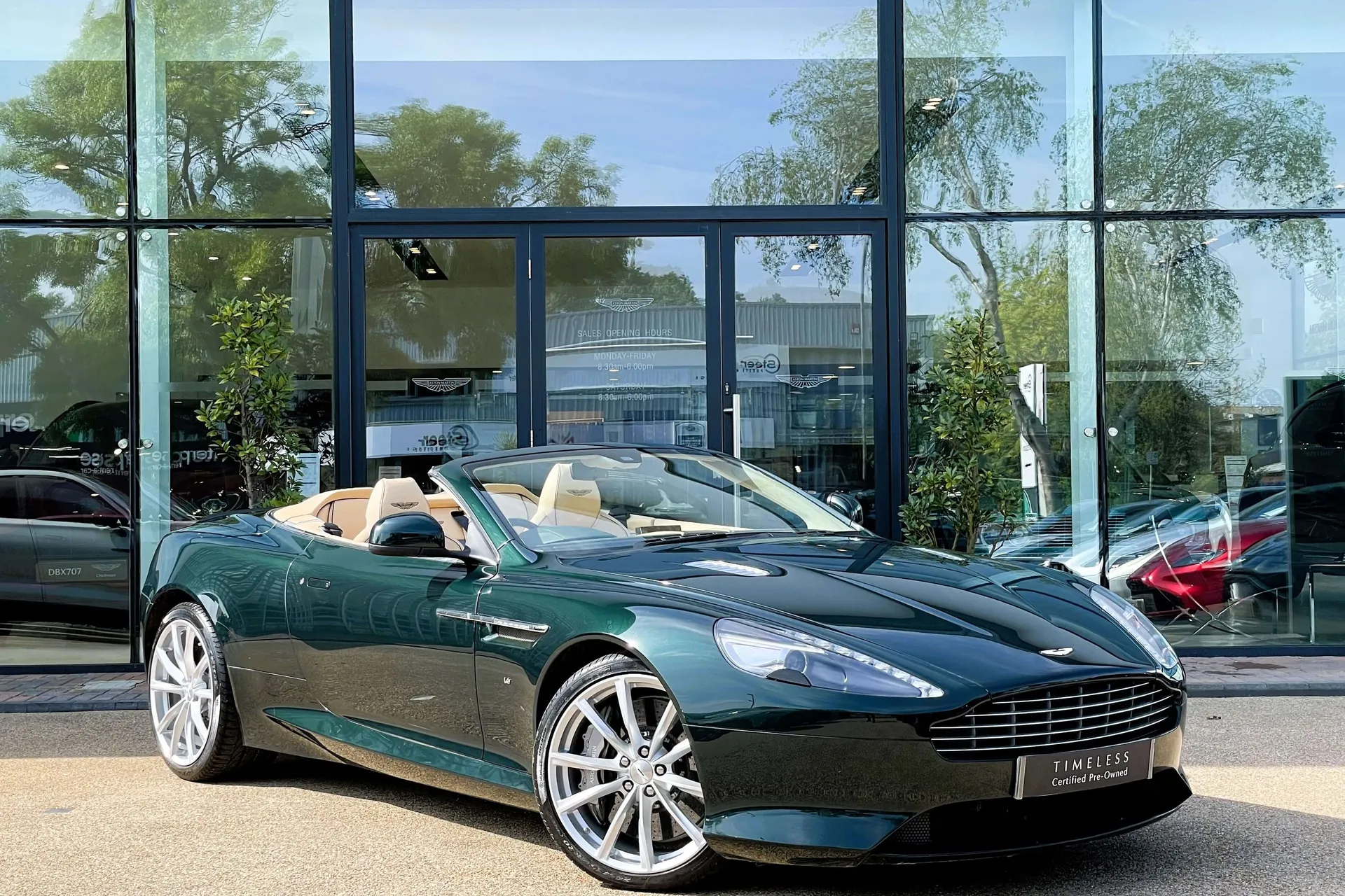 Aston Martin DB9 focused image