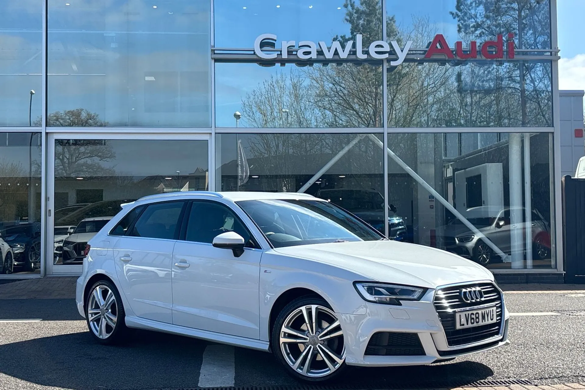 Audi A3 focused image