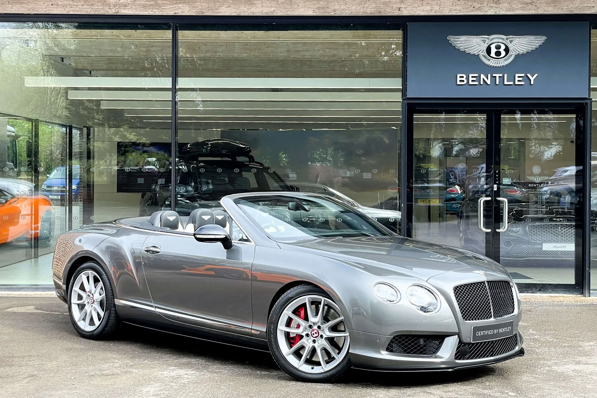 Bentley Continental focused image