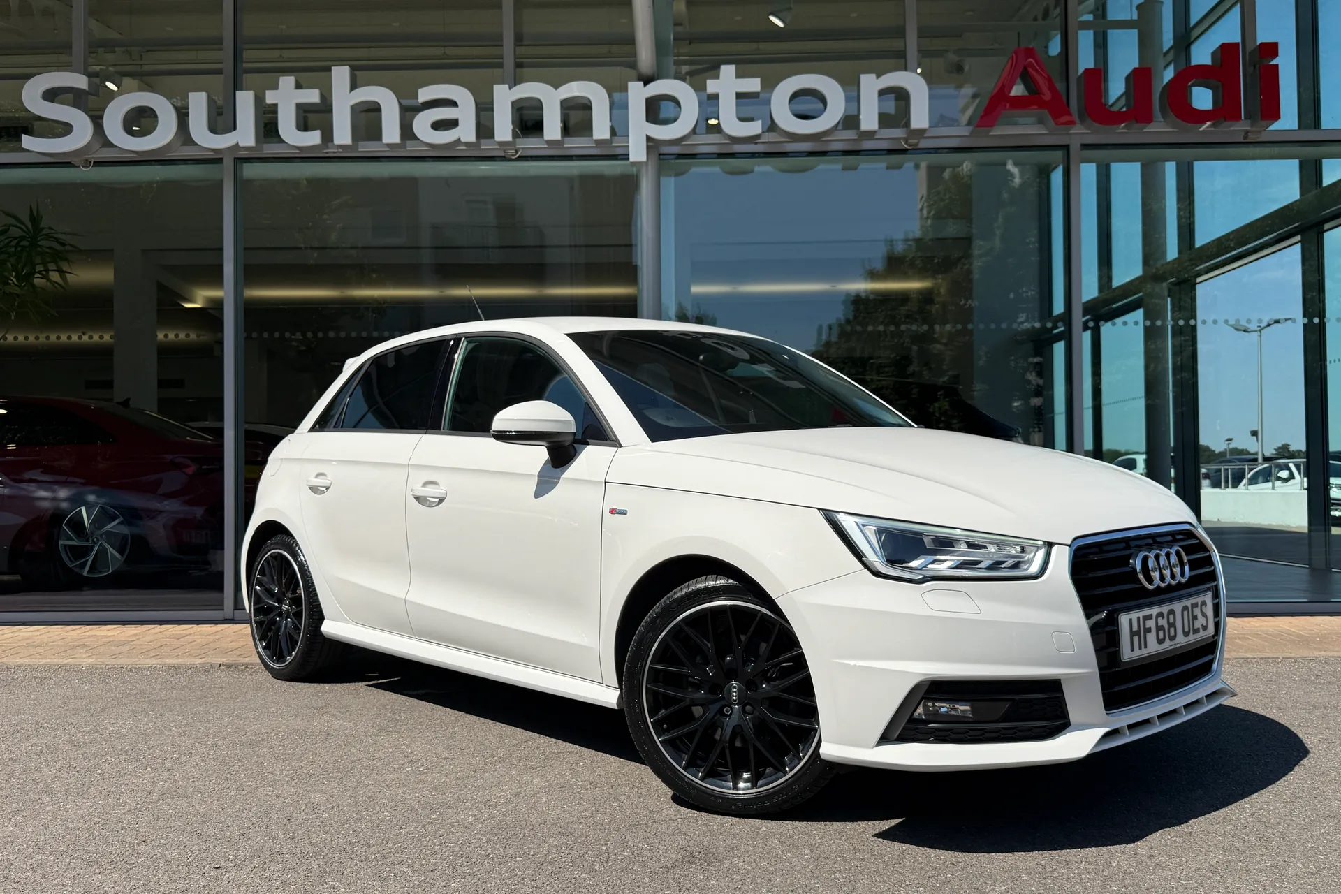 Audi A1 focused image