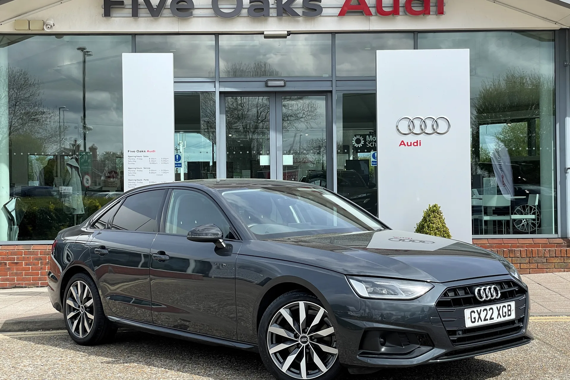 Audi A4 focused image