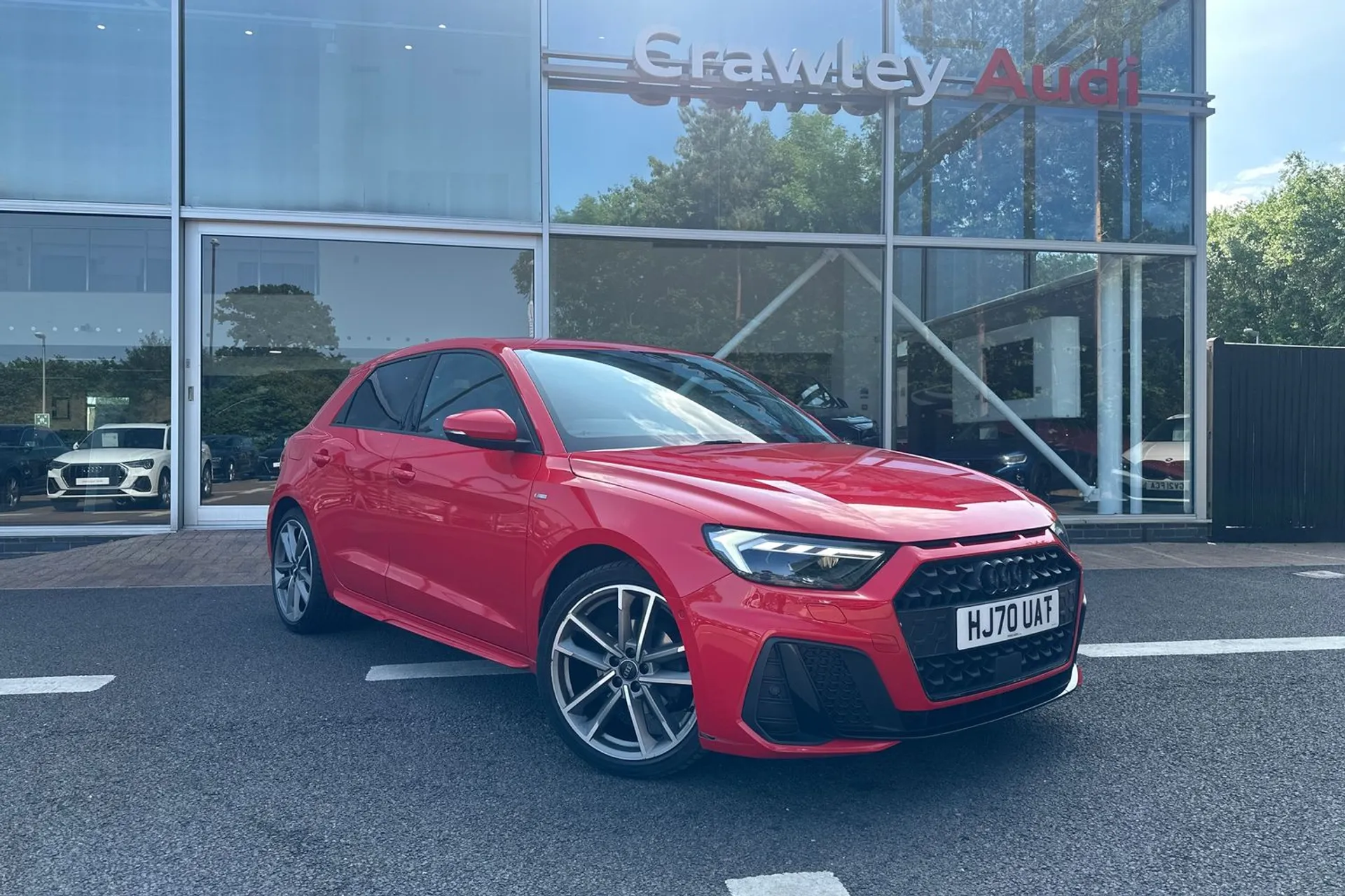 Audi A1 focused image