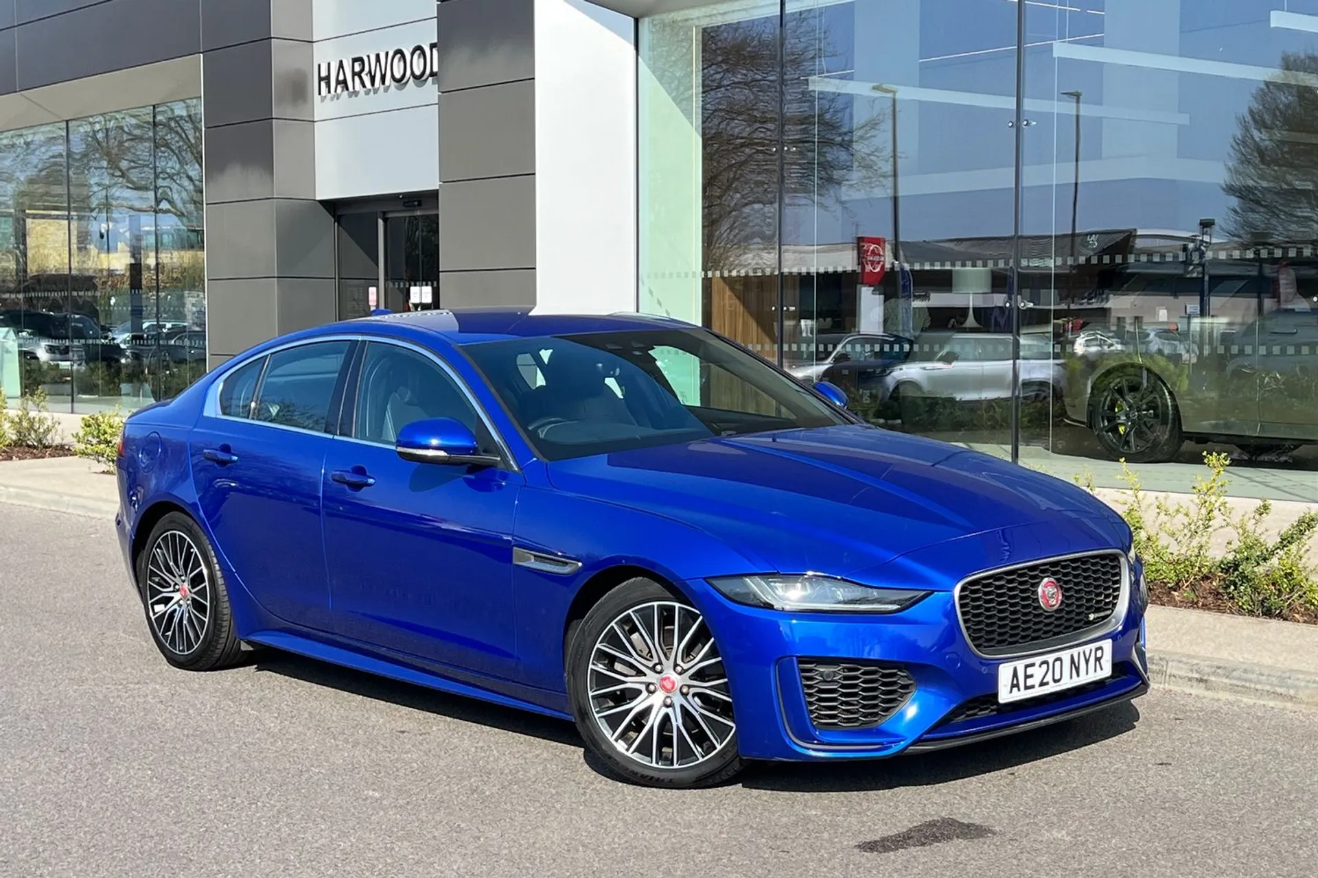Jaguar XE focused image