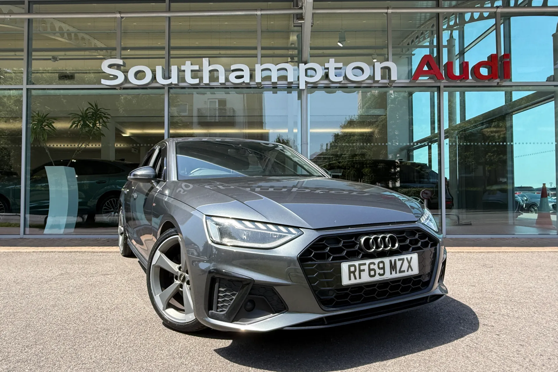 Audi A4 focused image
