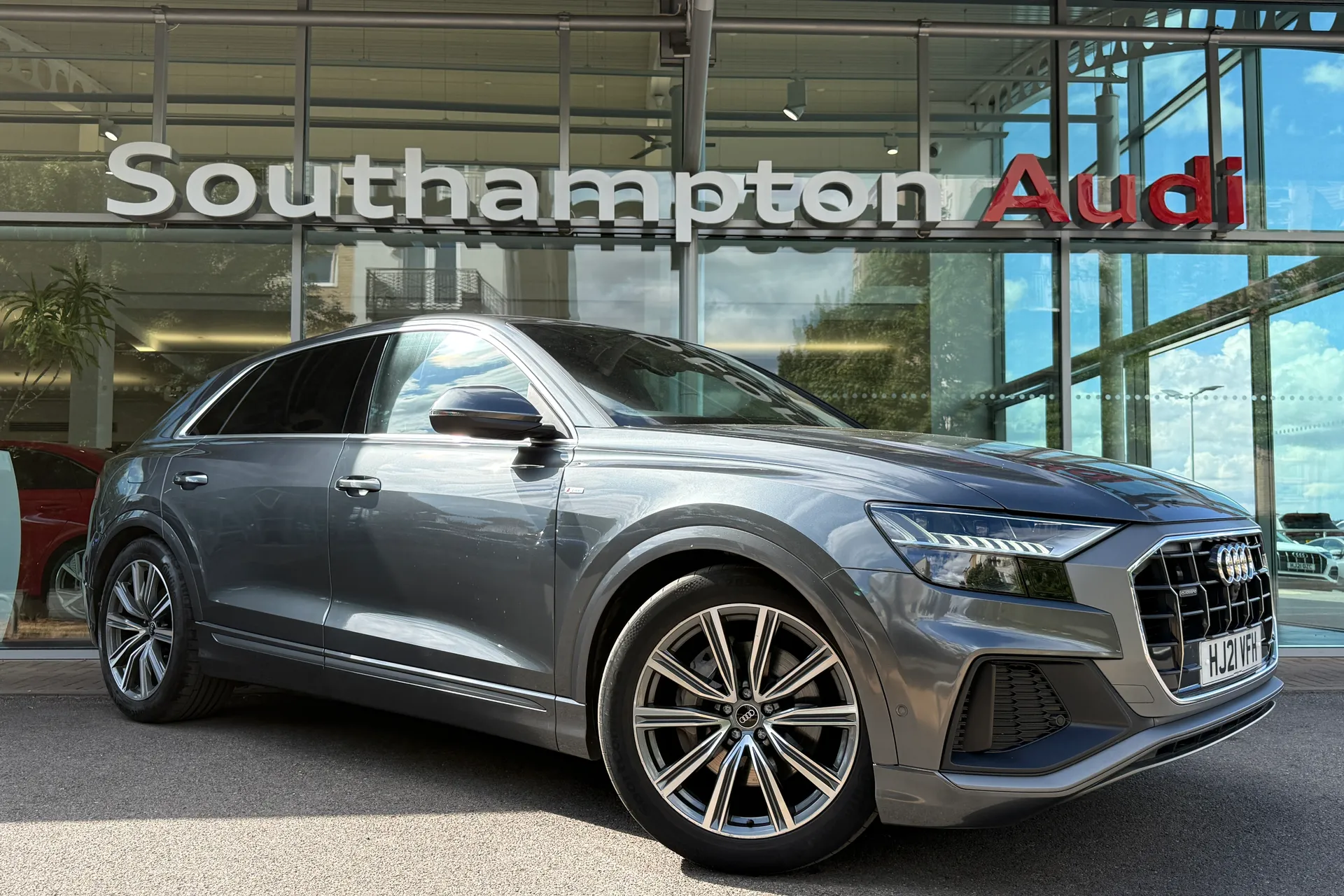 Audi Q8 focused image