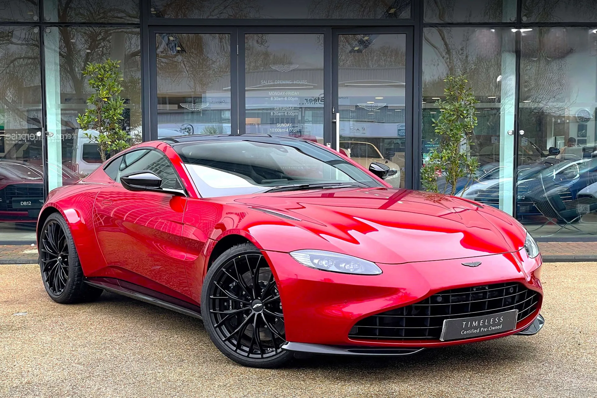 Aston Martin Vantage focused image