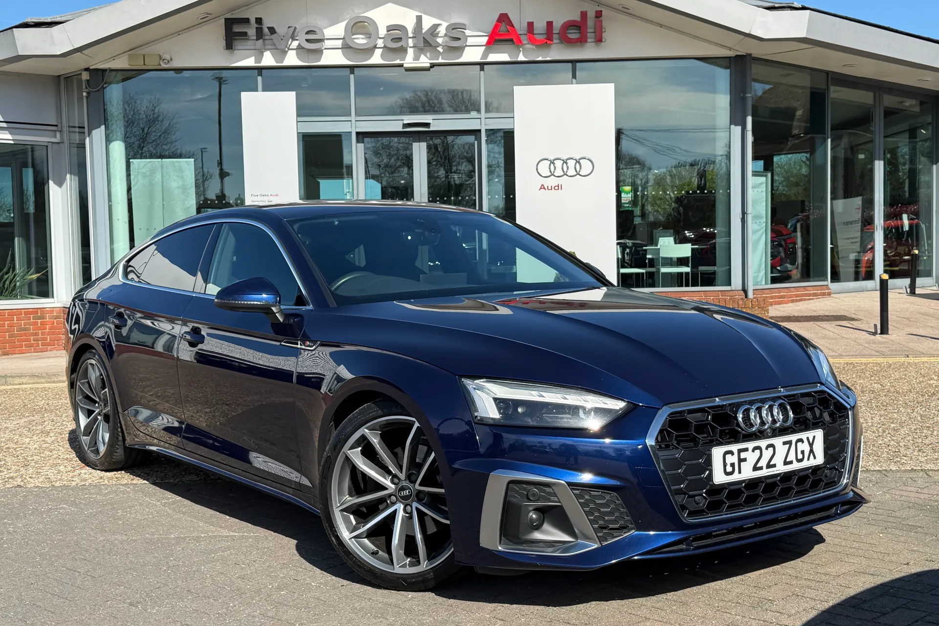 Audi A5 focused image