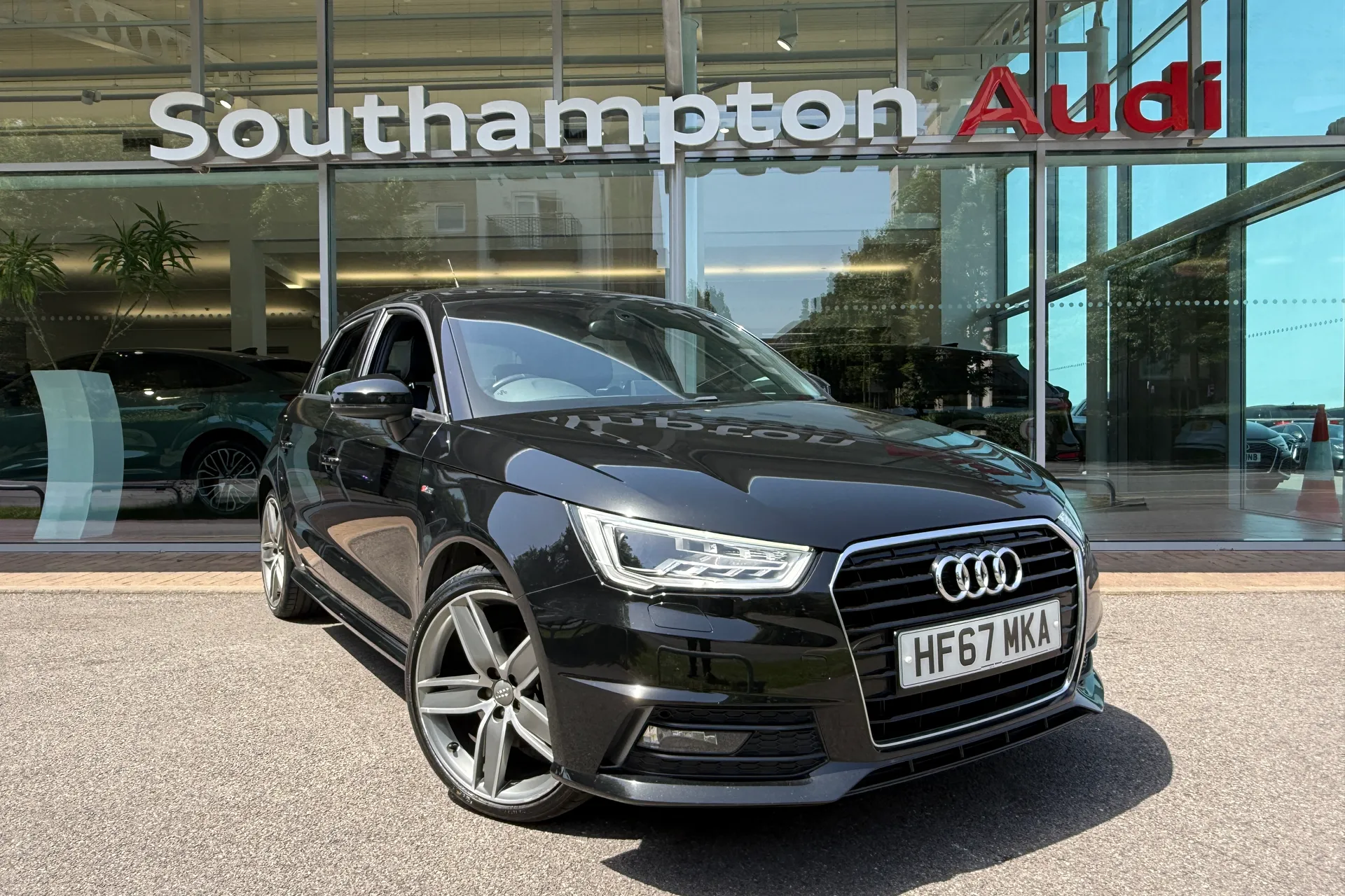 Audi A1 focused image