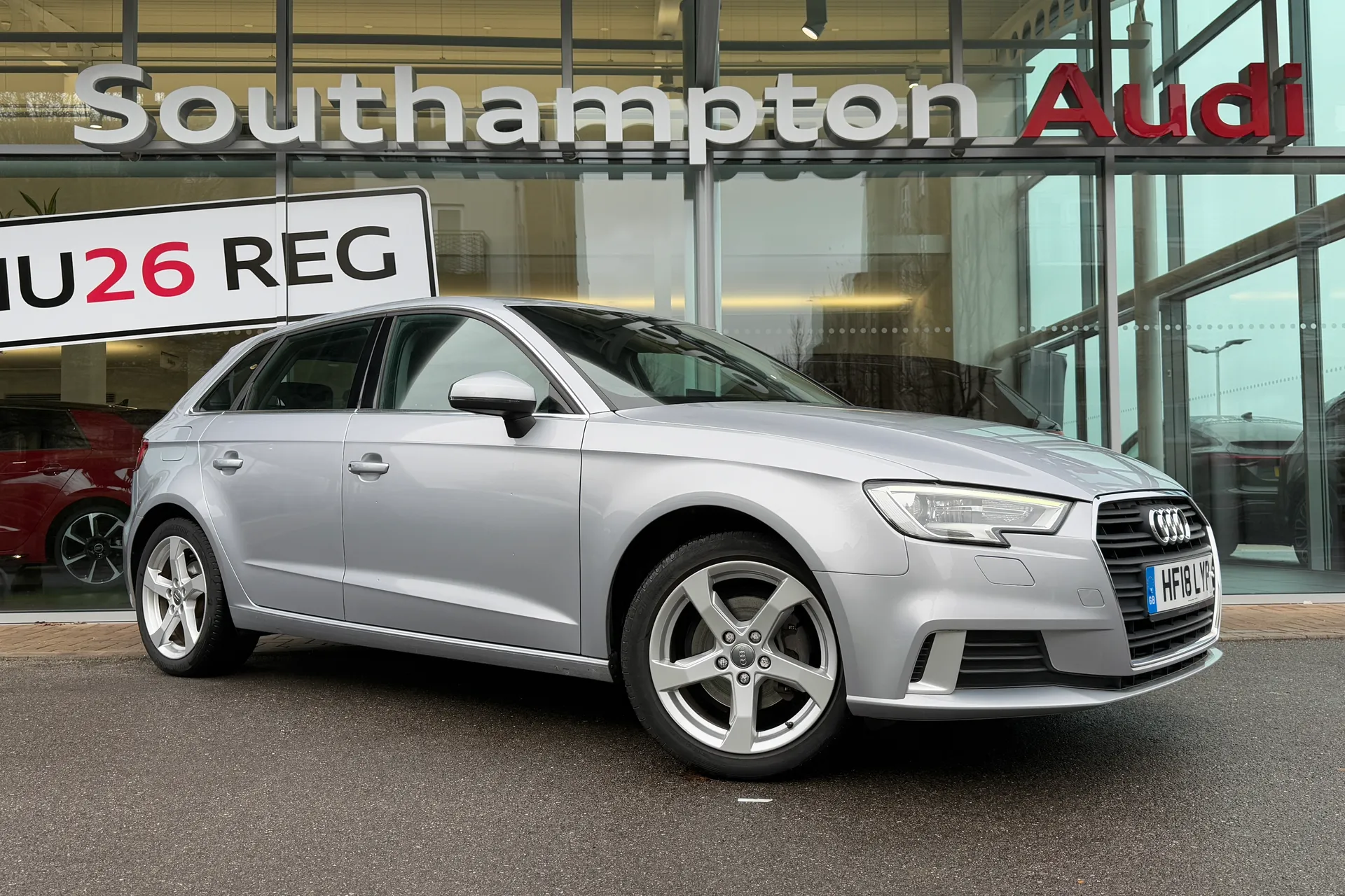 Audi A3 focused image