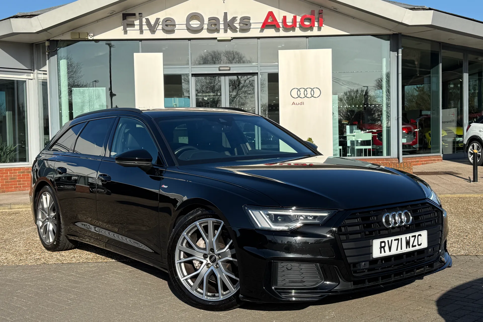 Audi A6 focused image