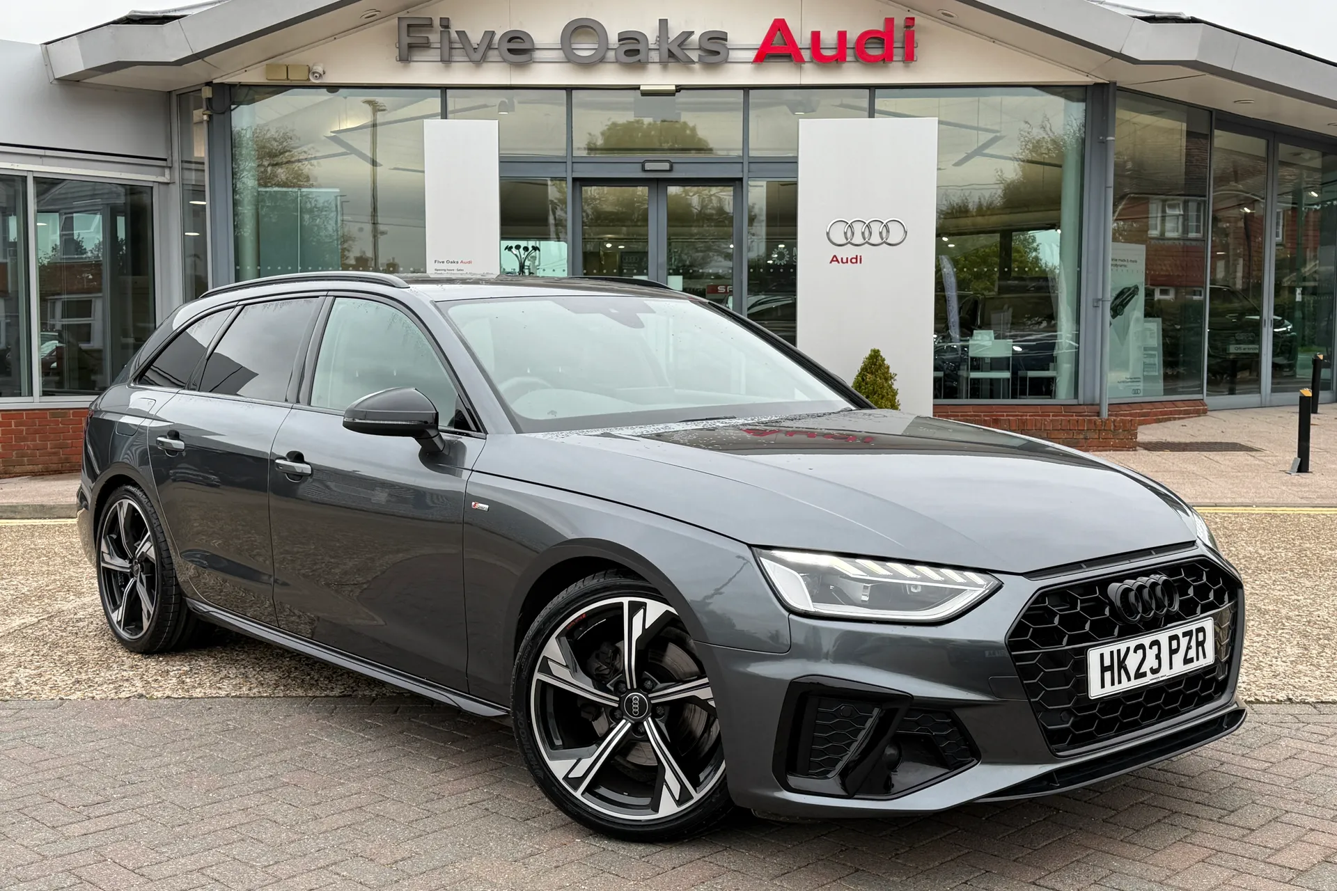 Audi A4 focused image