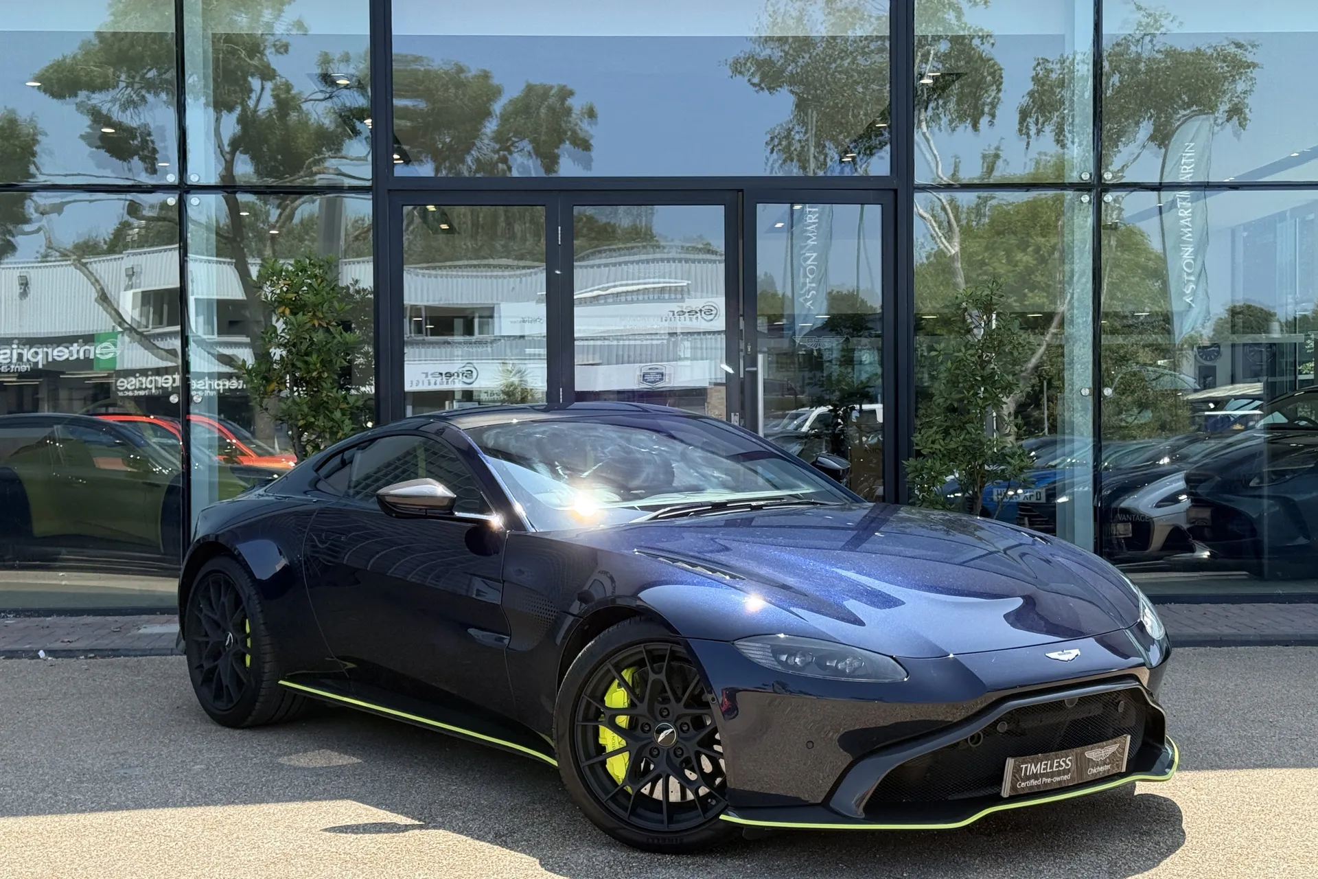 Aston Martin Vantage focused image
