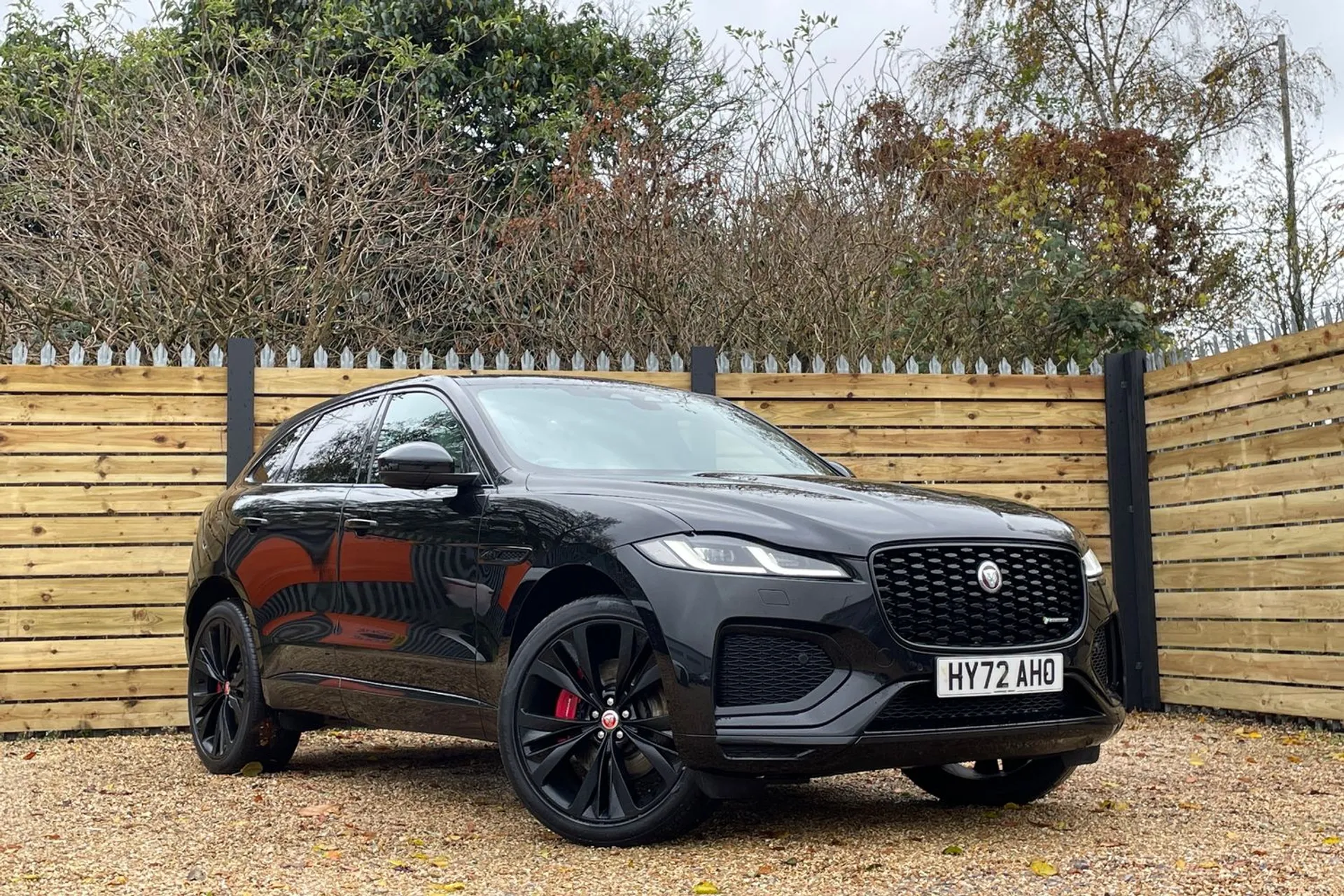 Jaguar F-PACE focused image