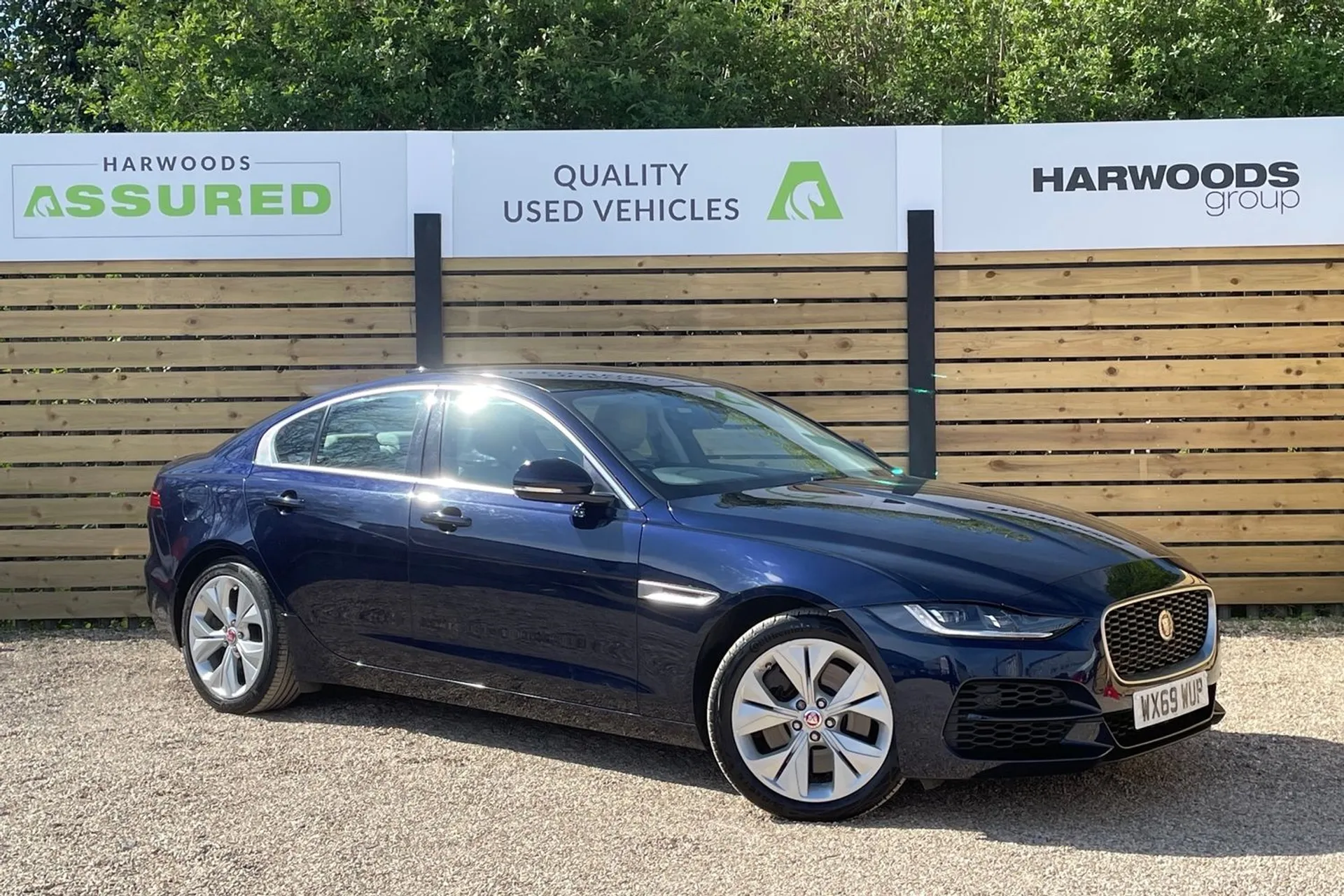 Jaguar XE focused image