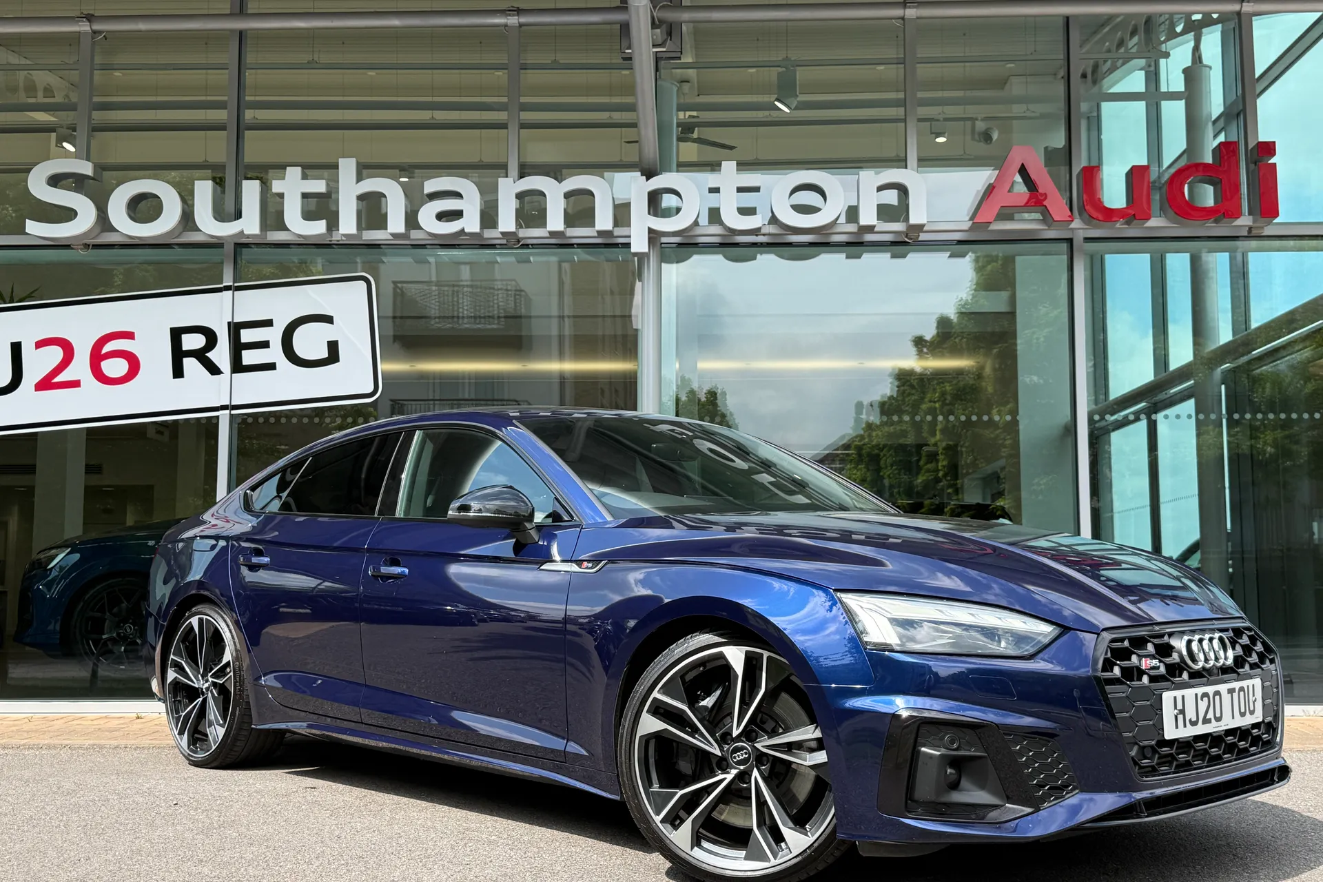 Audi A5 focused image