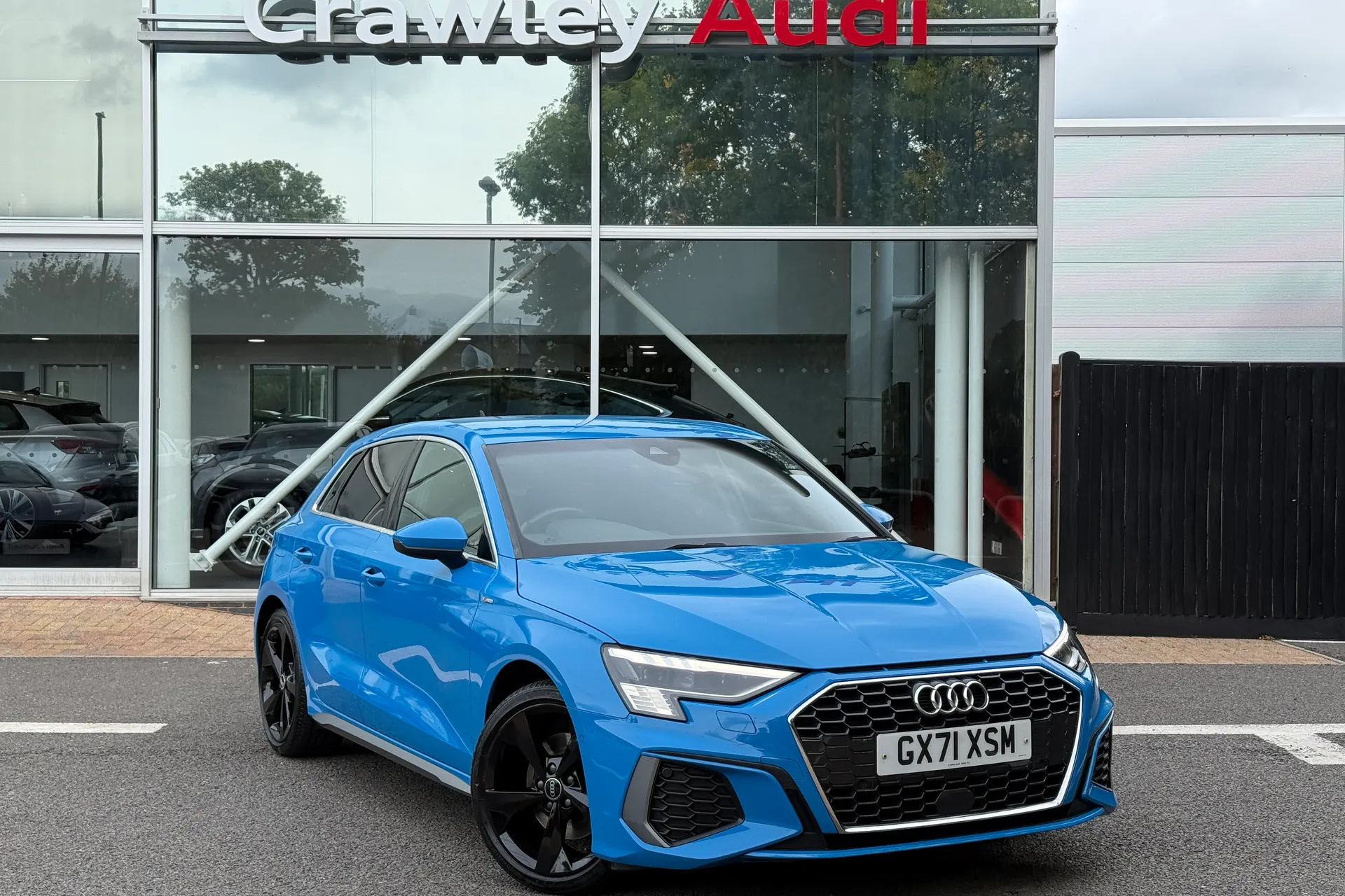 Audi A3 focused image