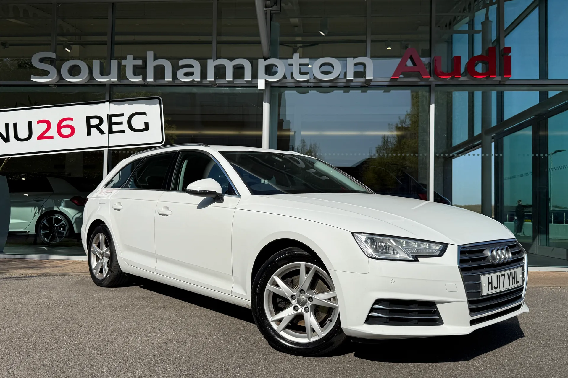 Audi A4 focused image