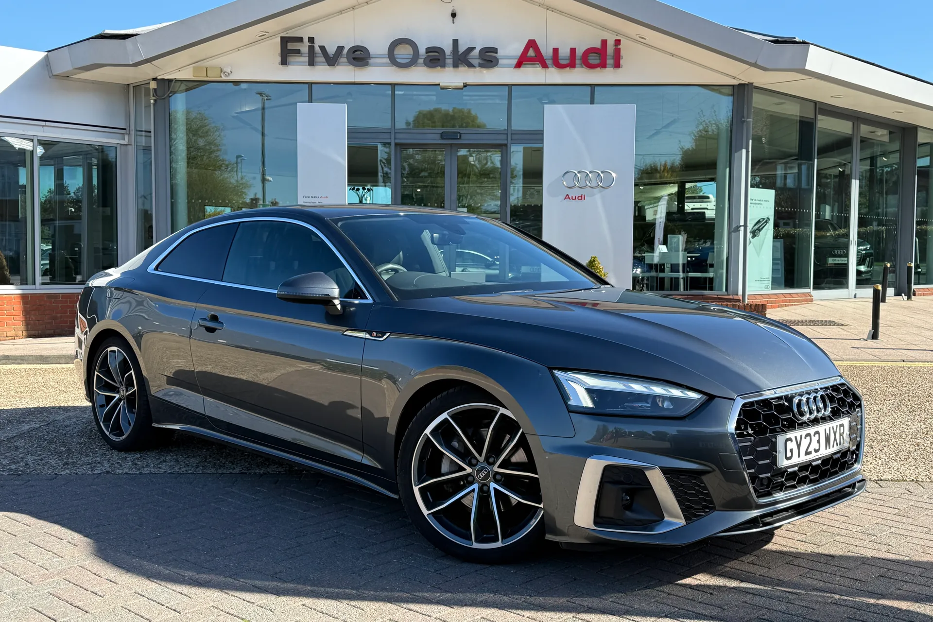 Audi A5 focused image