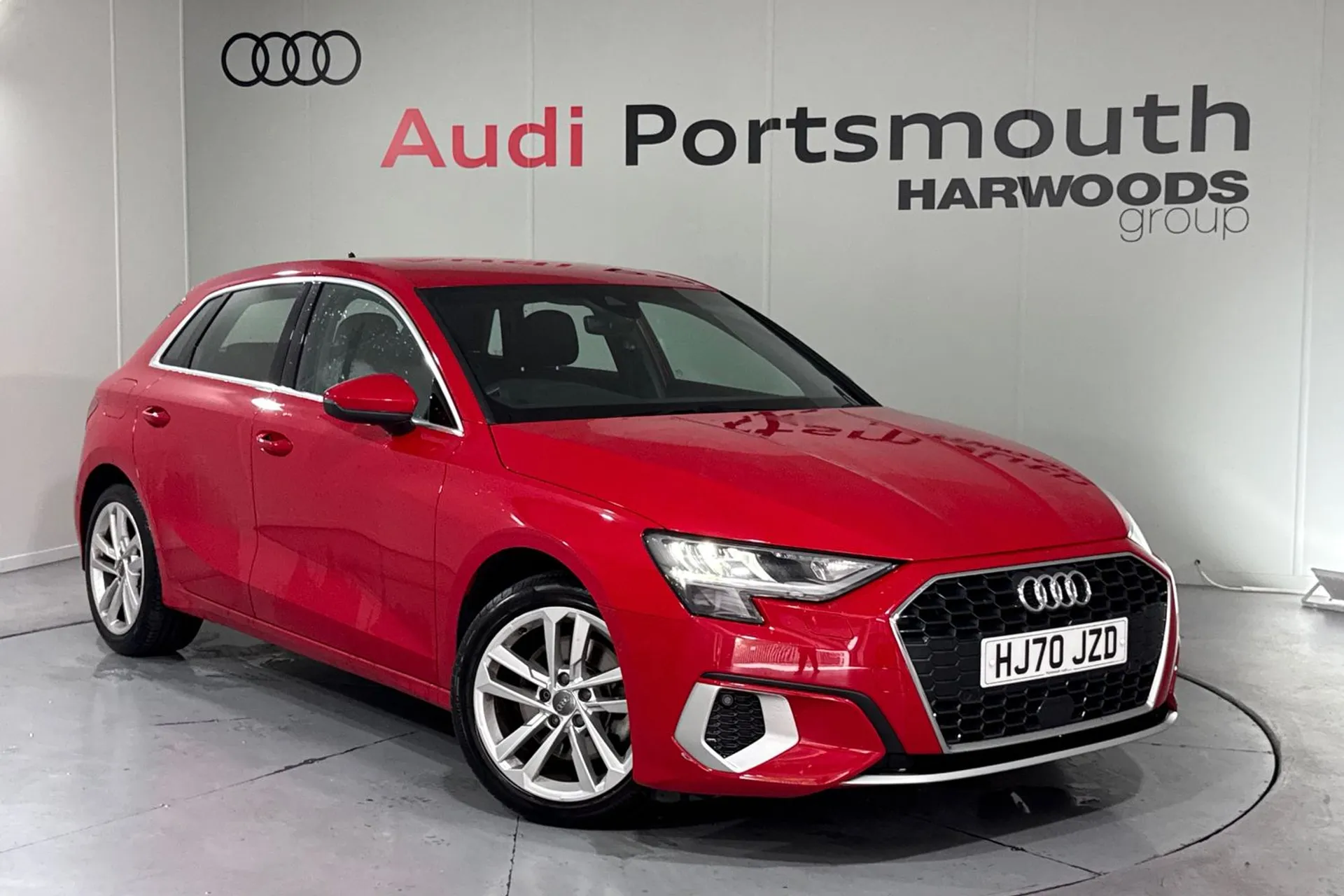Audi A3 focused image