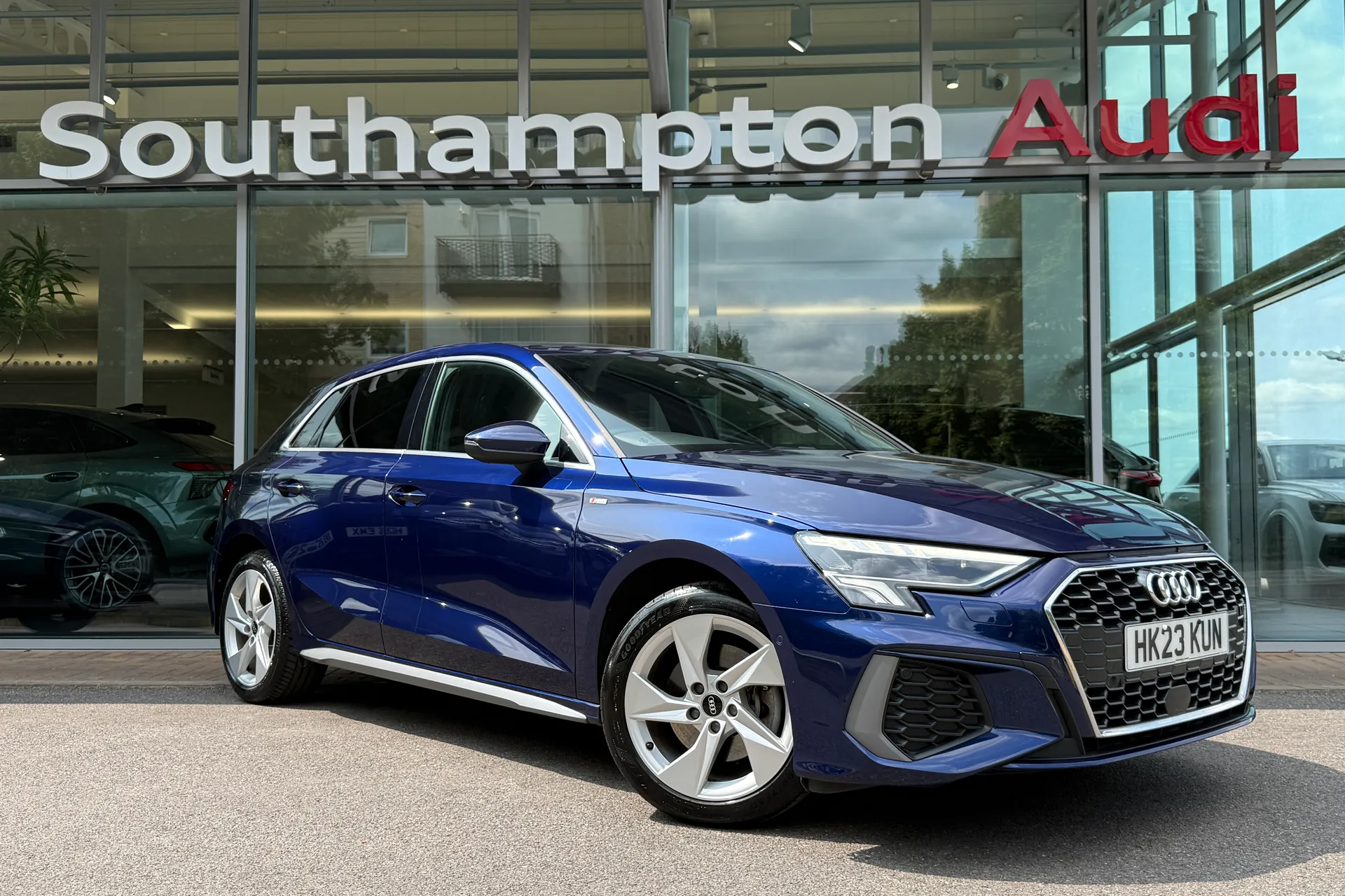 Audi A3 focused image
