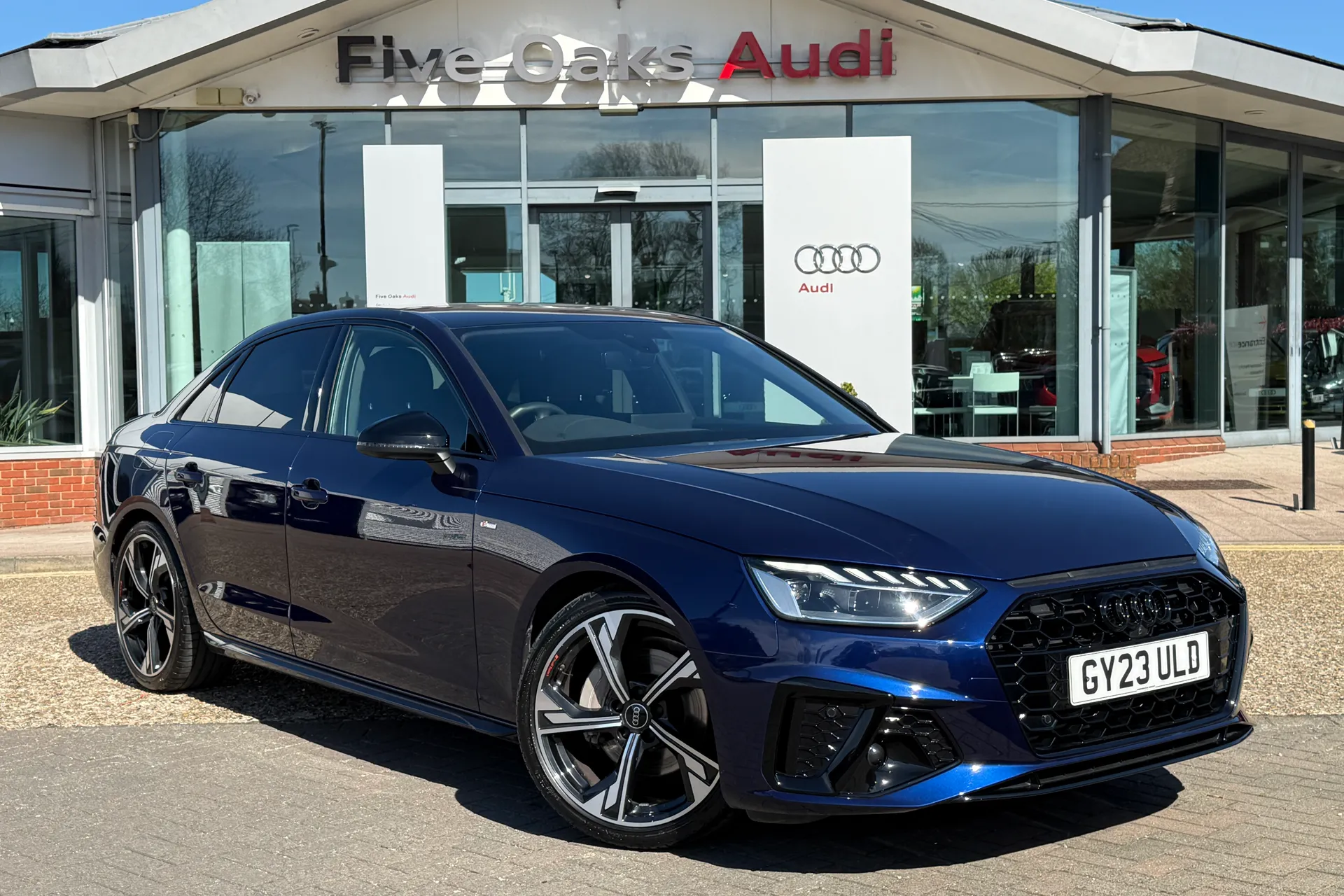 Audi A4 focused image