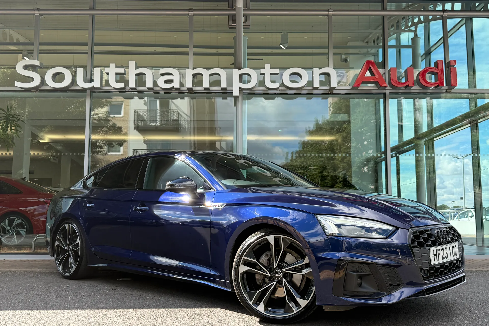 Audi A5 focused image