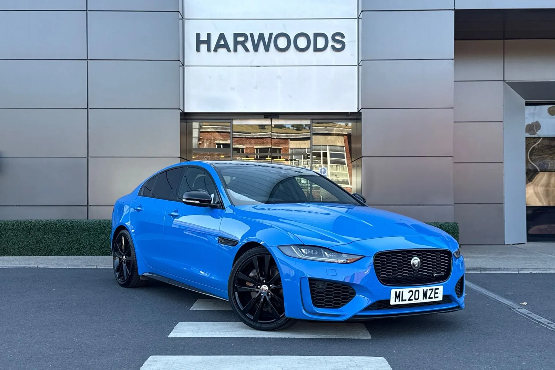 Jaguar XE focused image