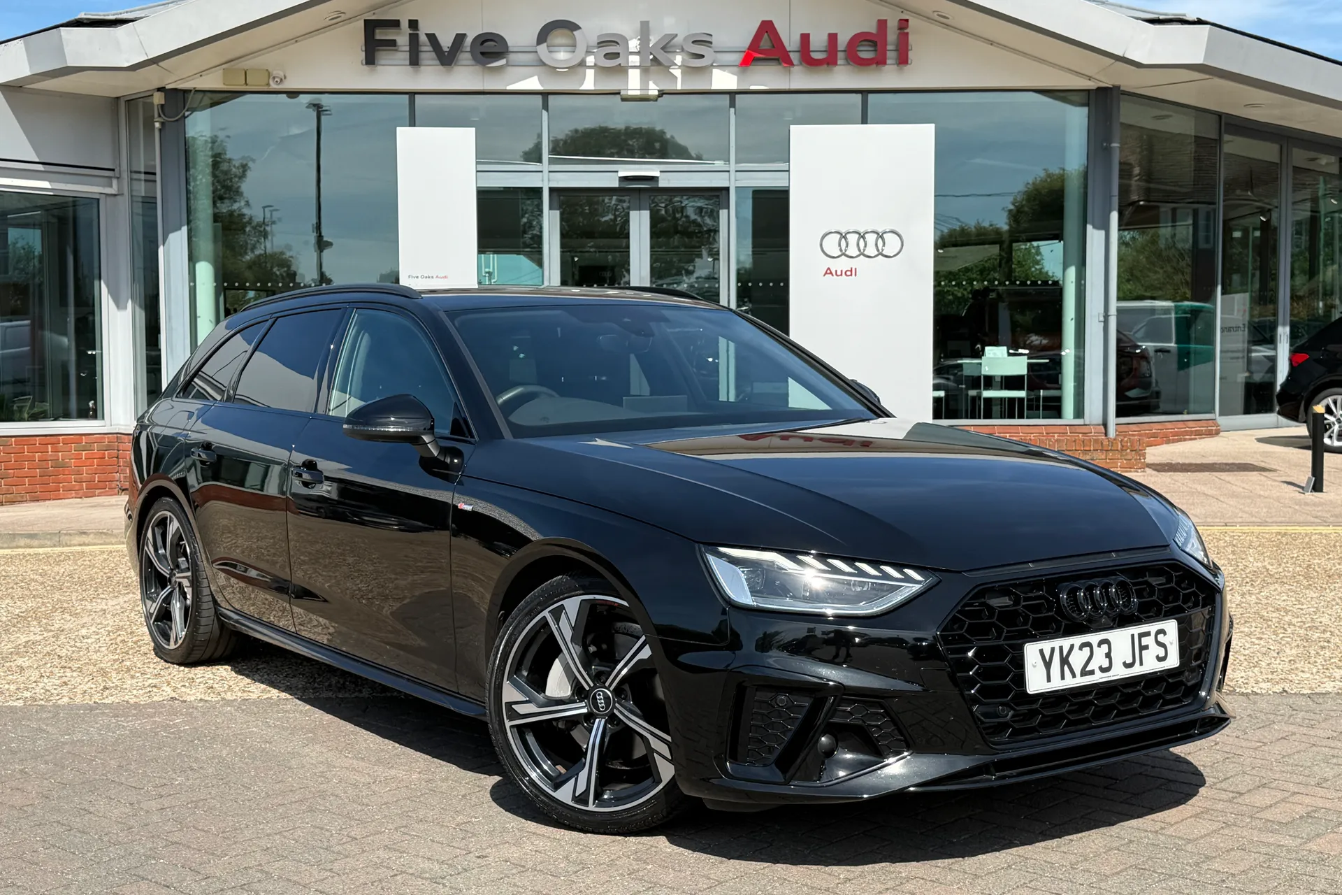 Audi A4 focused image