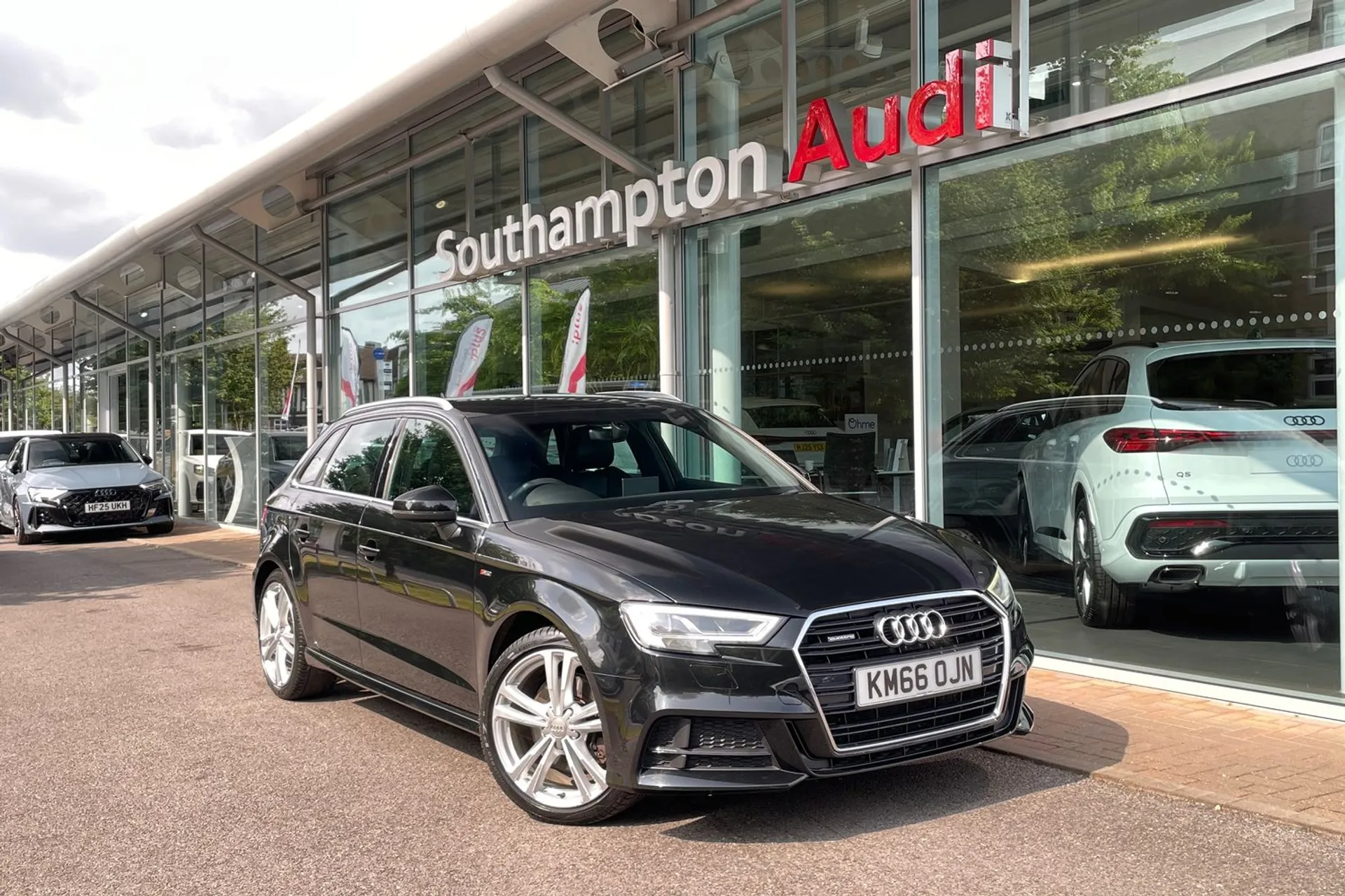 Audi A3 focused image