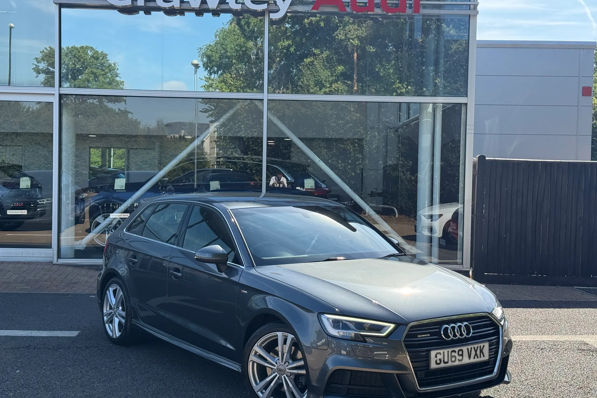 Audi A3 focused image