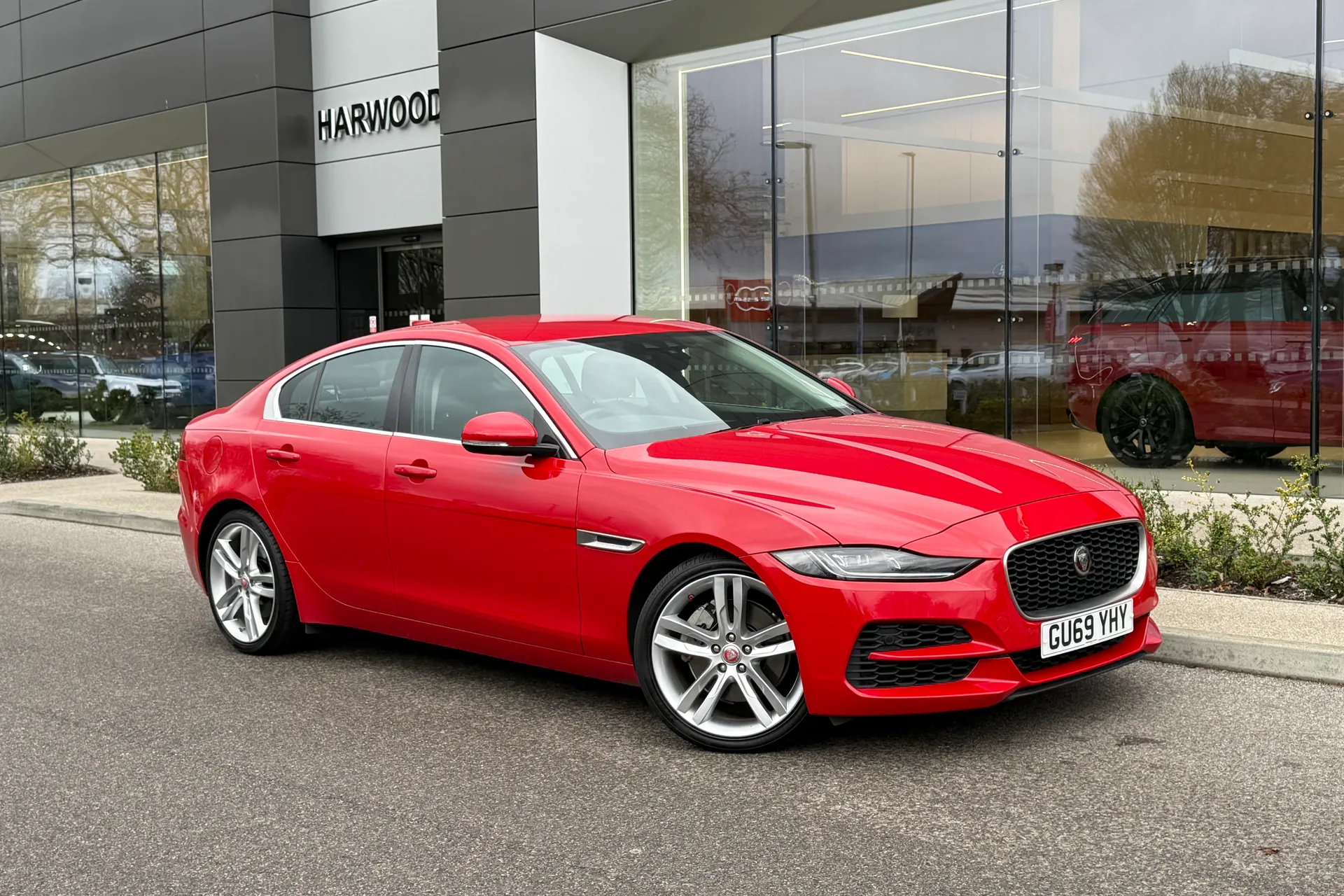 Jaguar XE focused image
