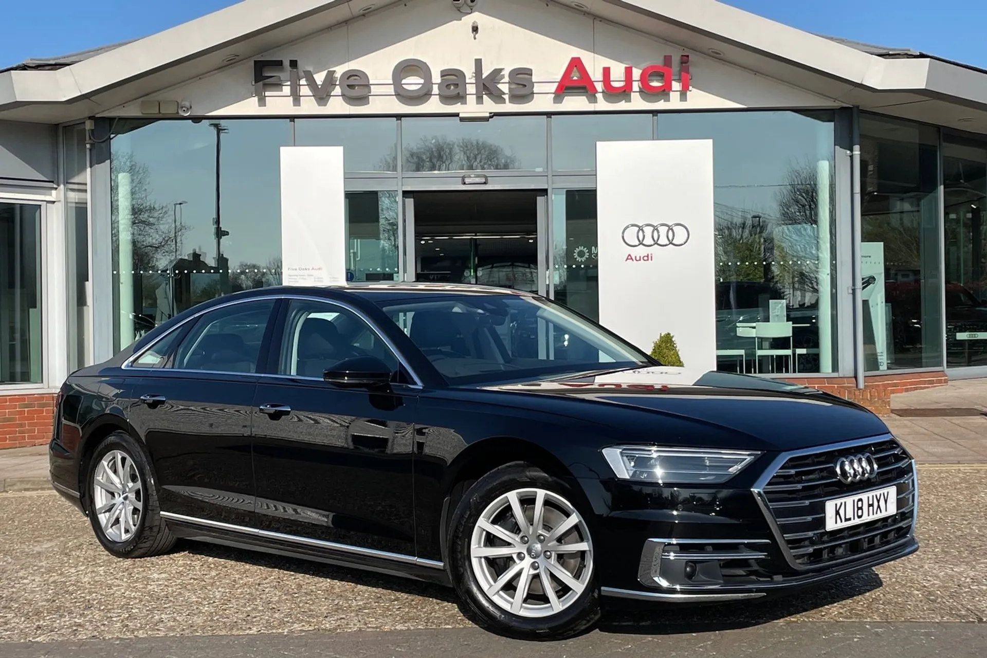 Audi A8 focused image