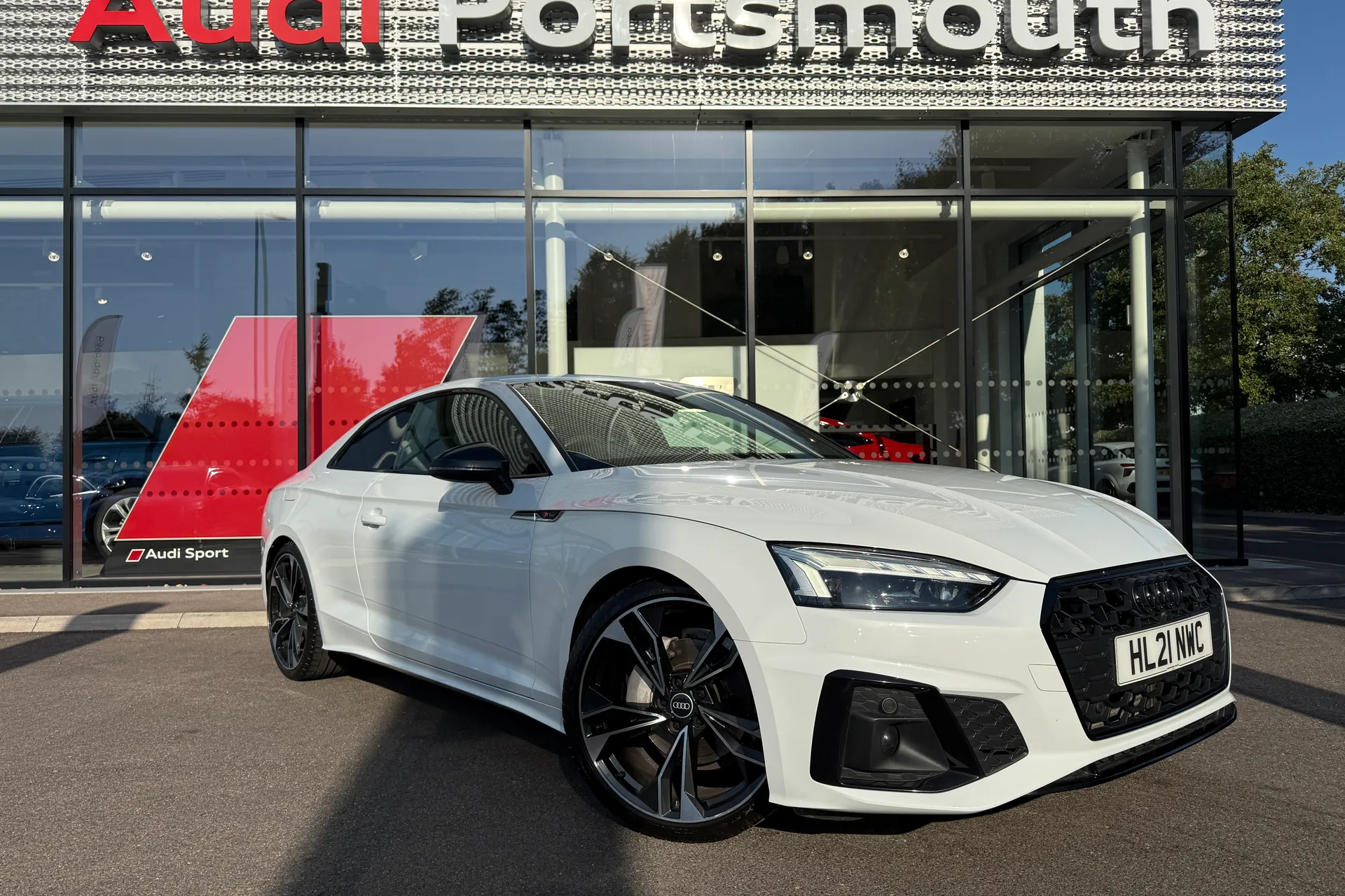 Audi A5 focused image
