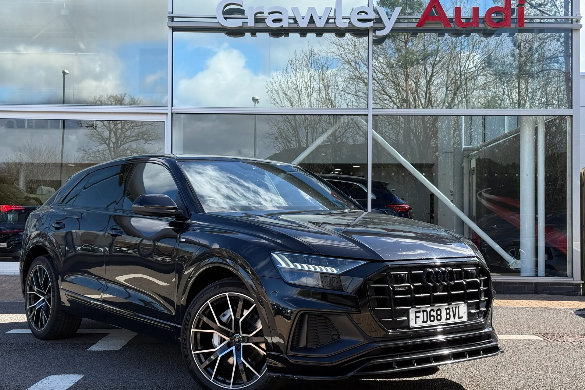 Audi Q8 focused image