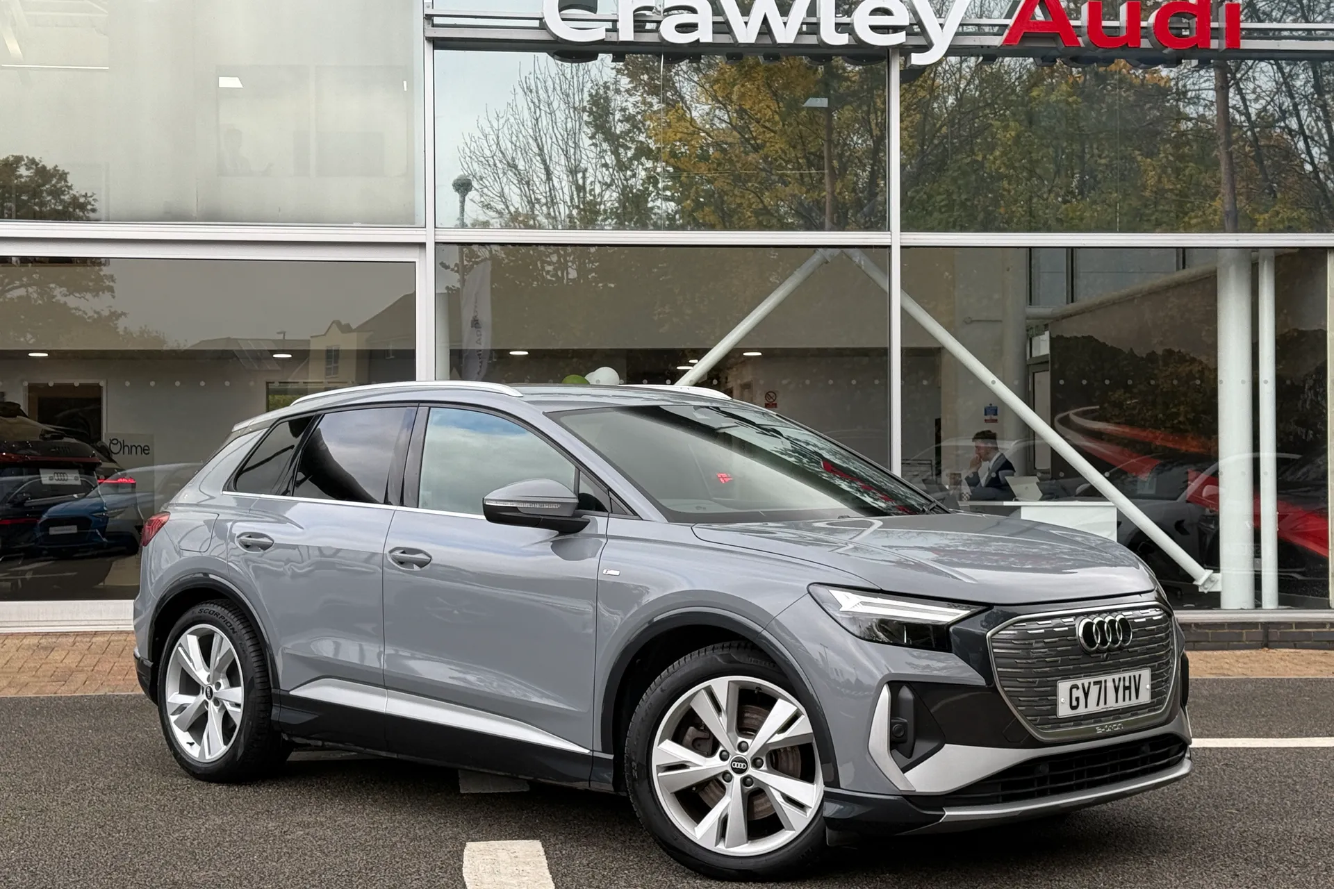 Audi Q4 focused image