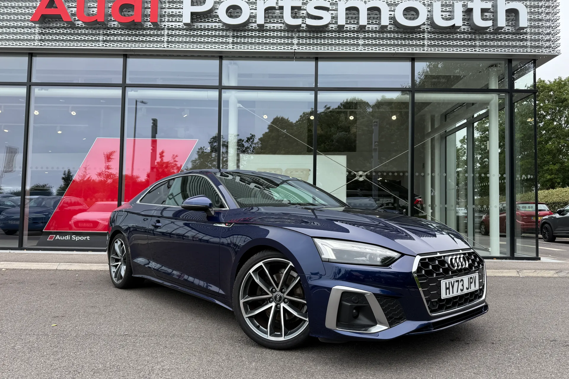 Audi A5 focused image