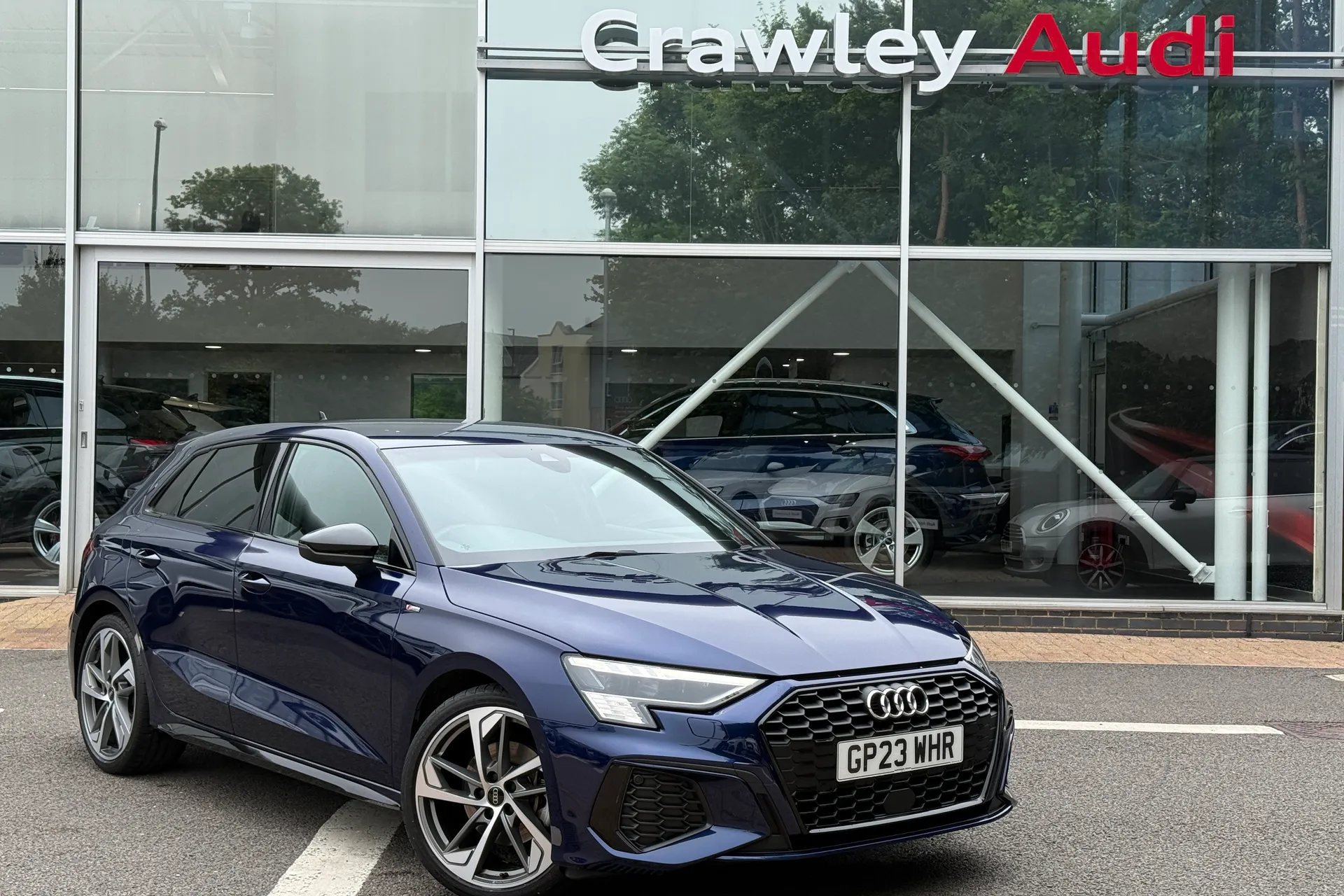 Audi A3 focused image