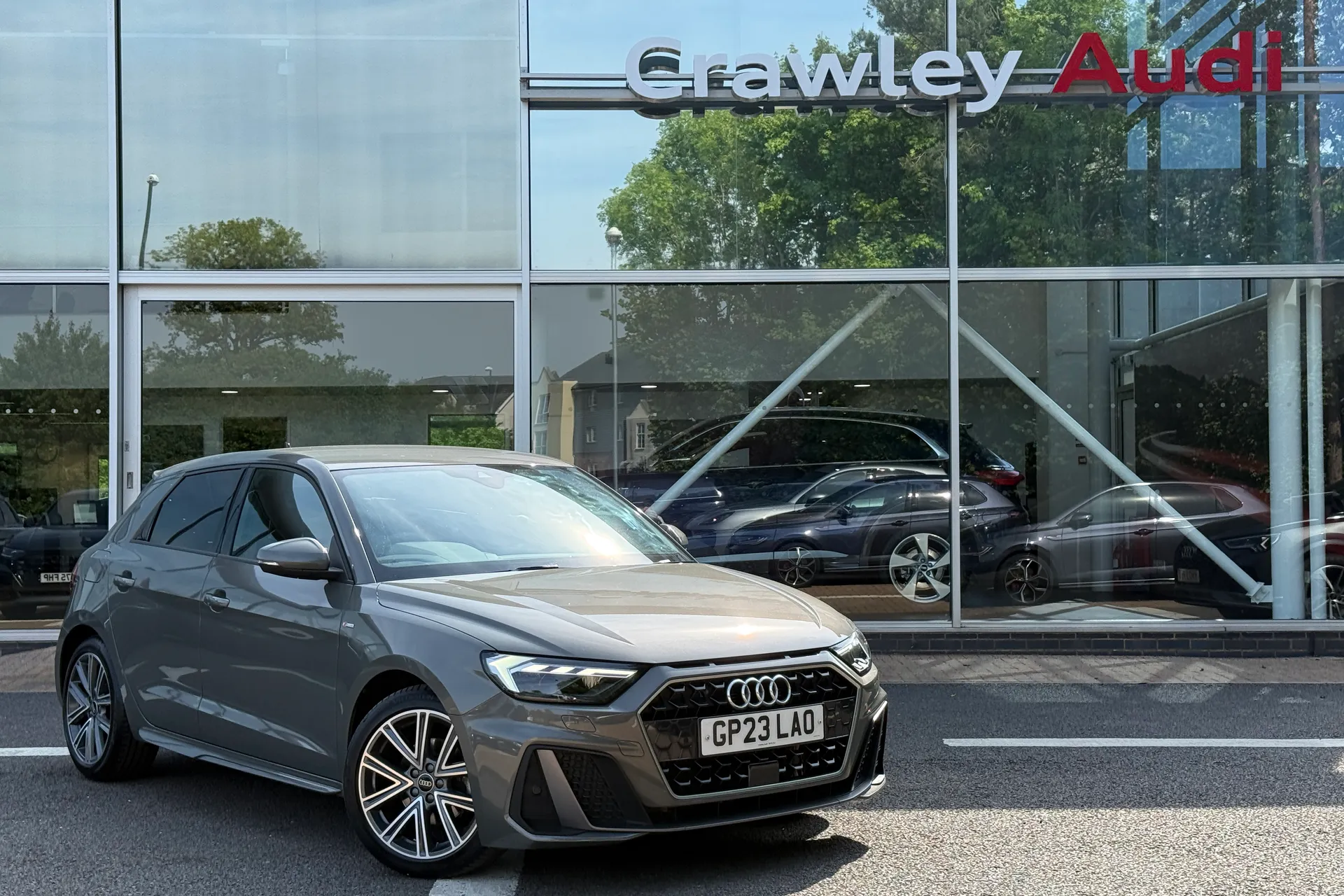 Audi A1 focused image