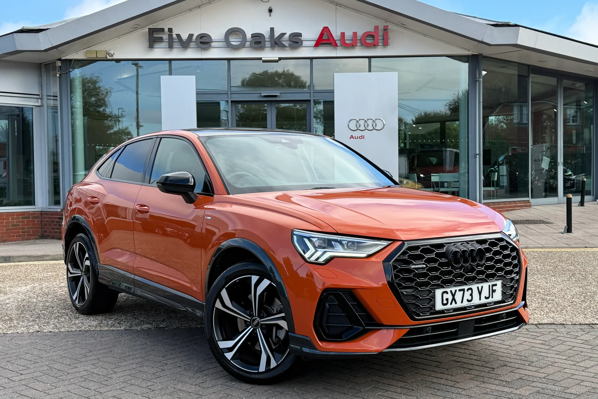 Audi Q3 focused image