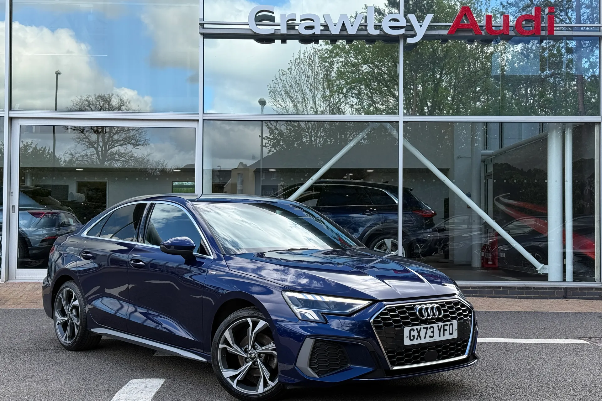 Audi A3 focused image