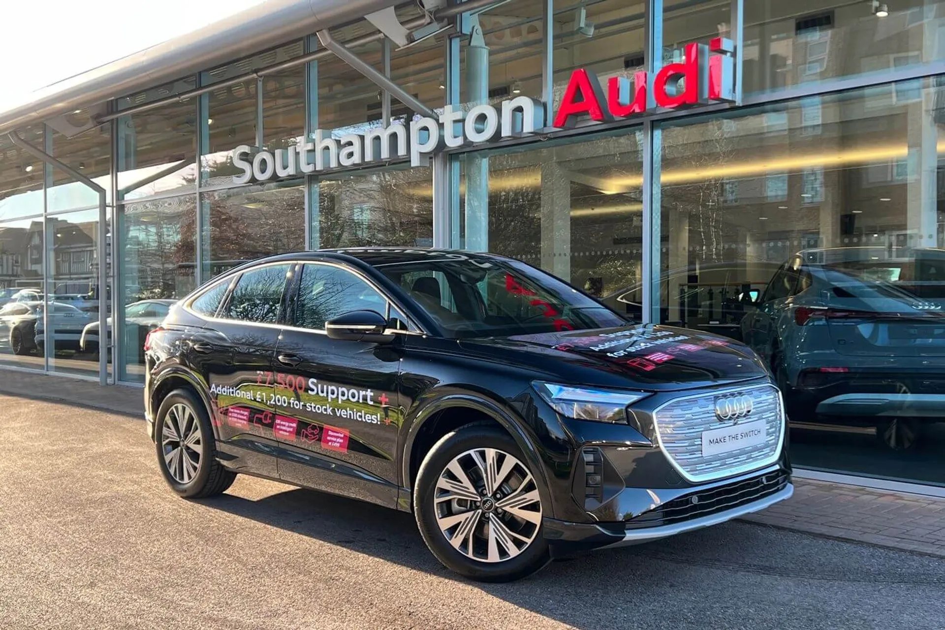 Audi Q4 e-tron focused image