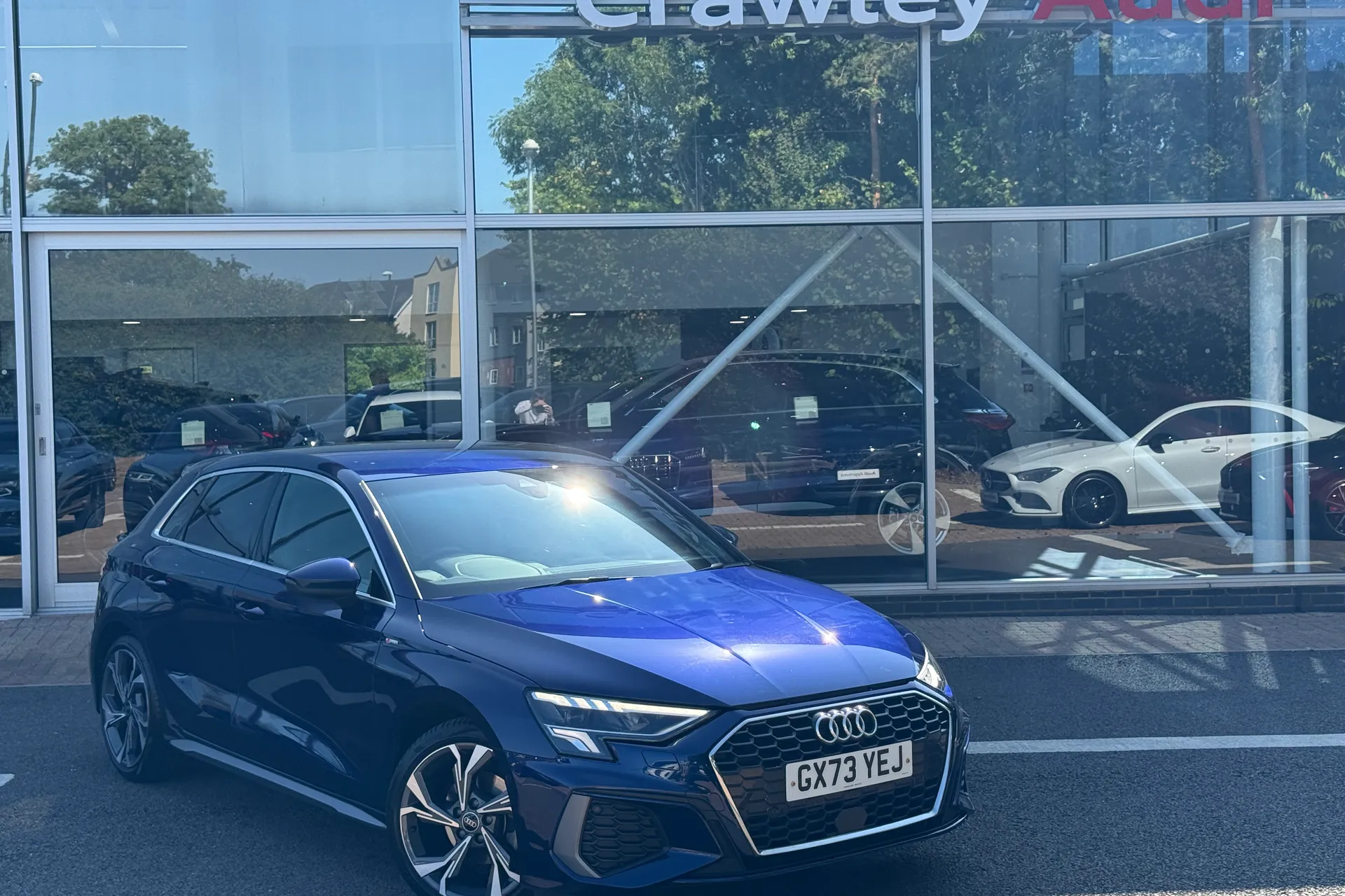 Audi A3 focused image